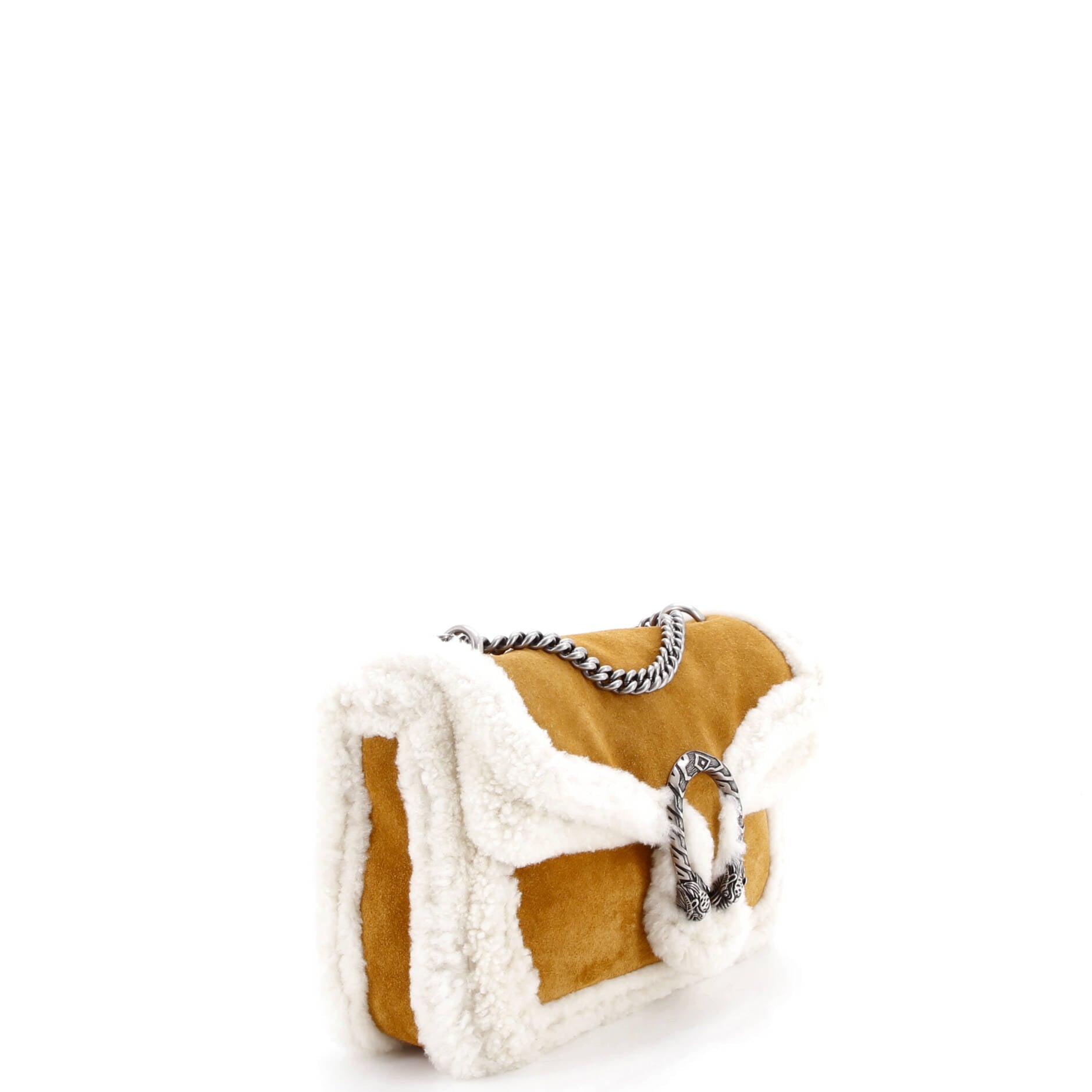 Dionysus Bag Suede with Shearling Medium