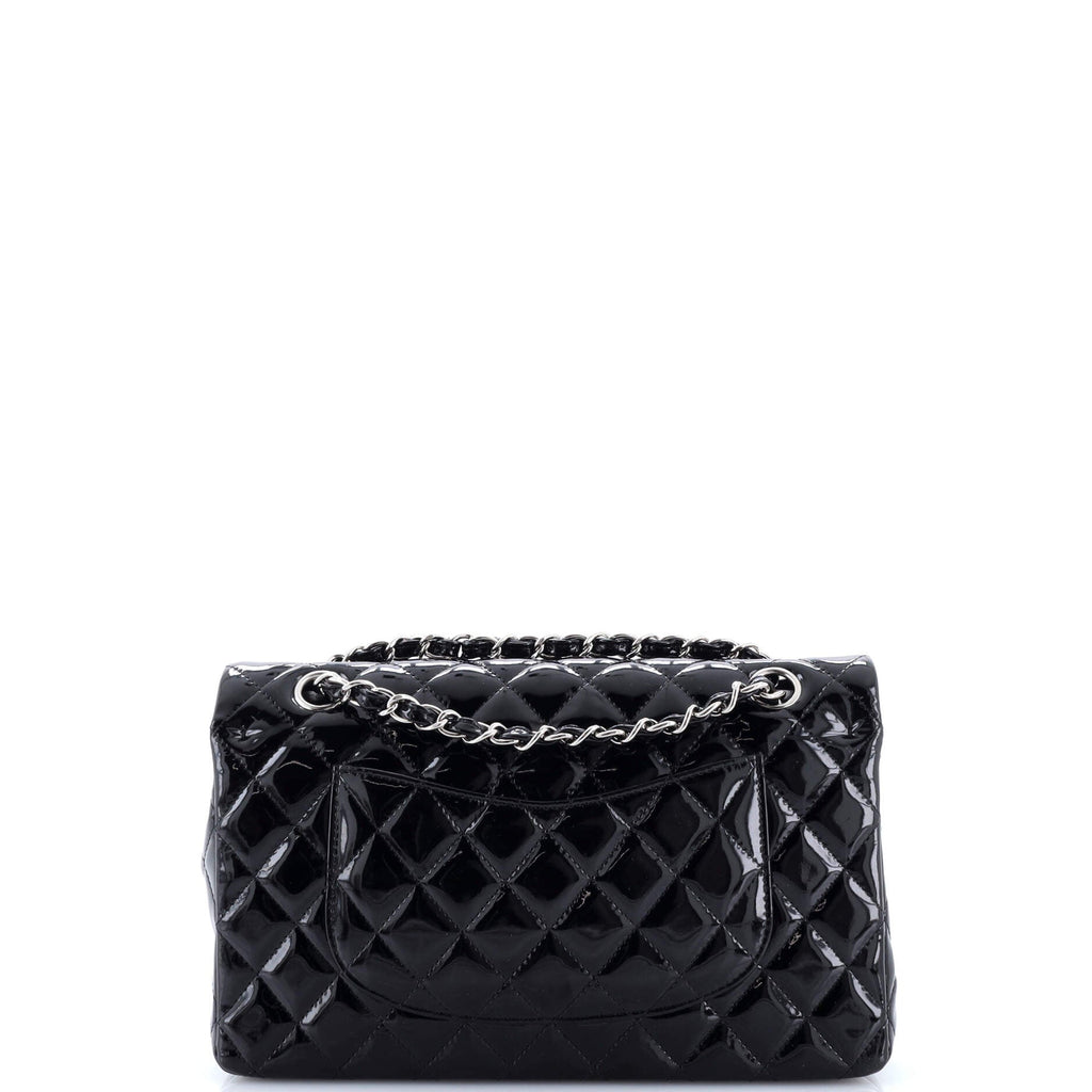 Vintage Classic Double Flap Bag Quilted Patent Medium