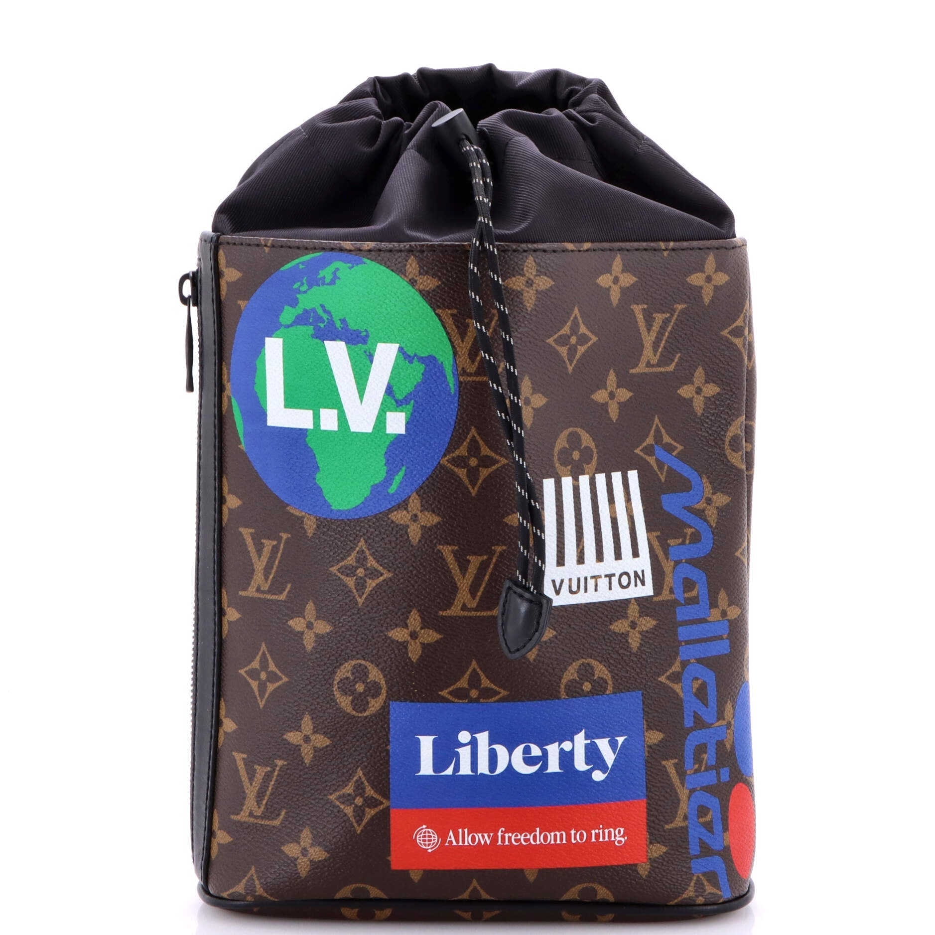 Chalk Sling Bag Limited Edition Logo Story Monogram Canvas