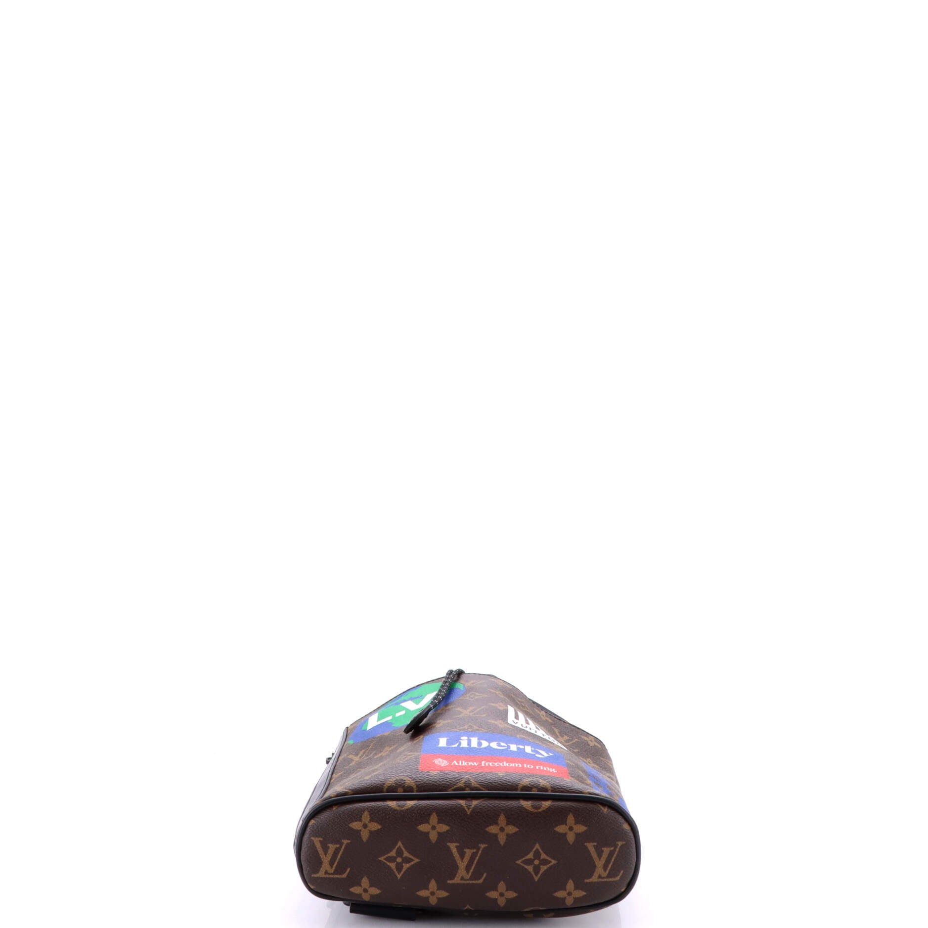 Chalk Sling Bag Limited Edition Logo Story Monogram Canvas