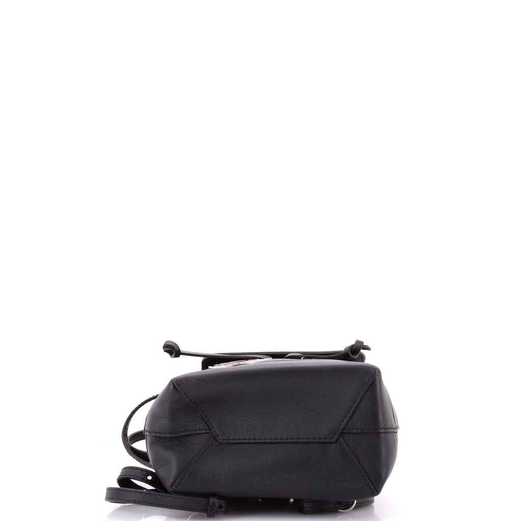 Lockme Backpack Limited Edition Pin Embellished Leather Mini