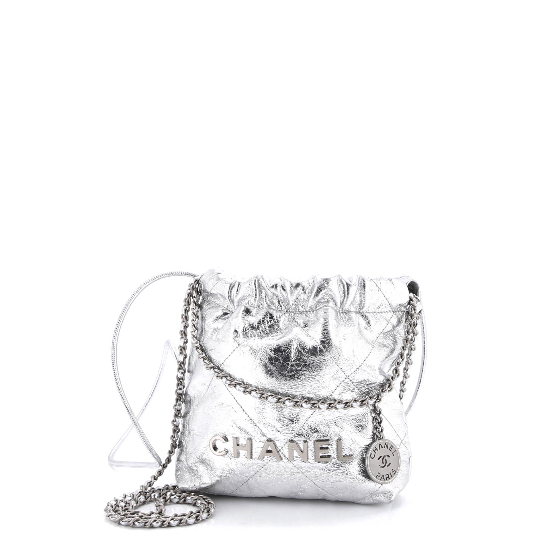 22 Chain Hobo Quilted Calfskin Mini
