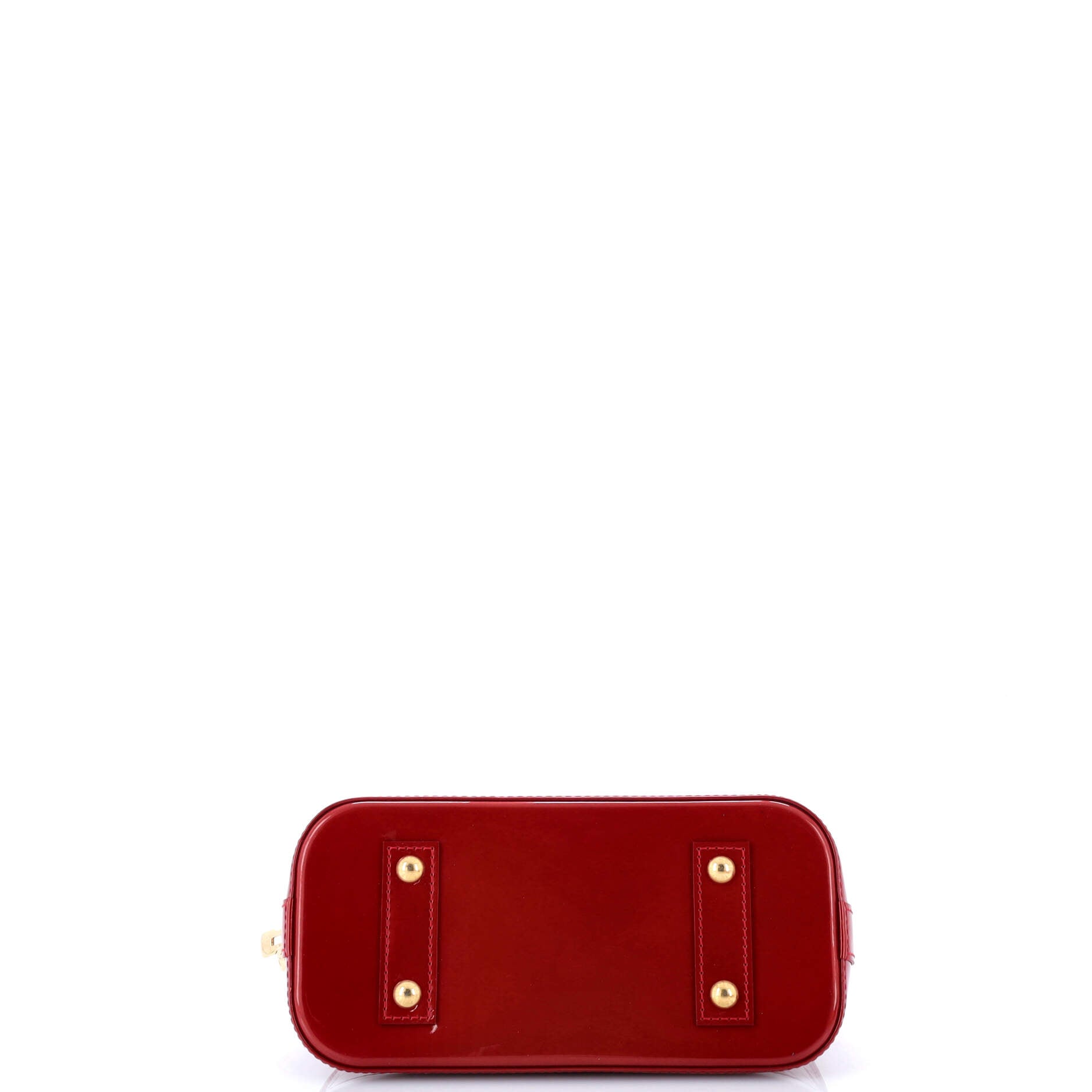 Alma Handbag Limited Edition Monogram Vernis Rayures BB