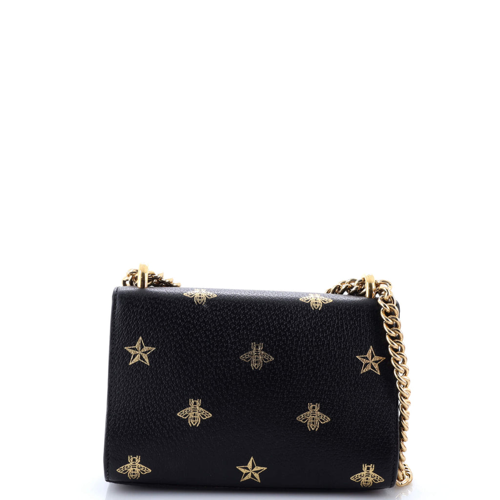 Padlock Shoulder Bag Printed Leather Small