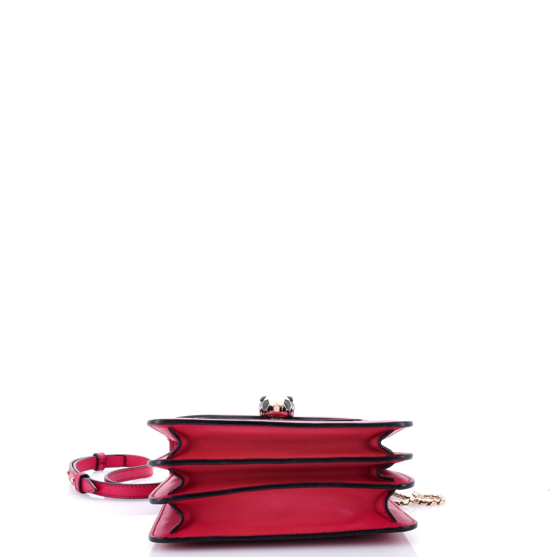 Serpenti Forever Top Handle Bag Leather Small