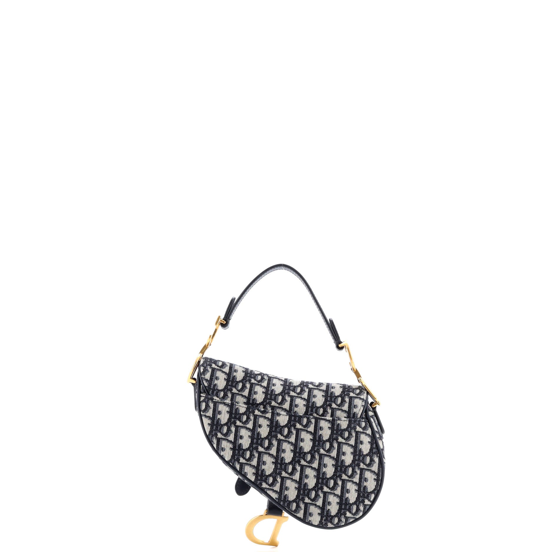 Saddle Handbag Oblique Canvas Mini