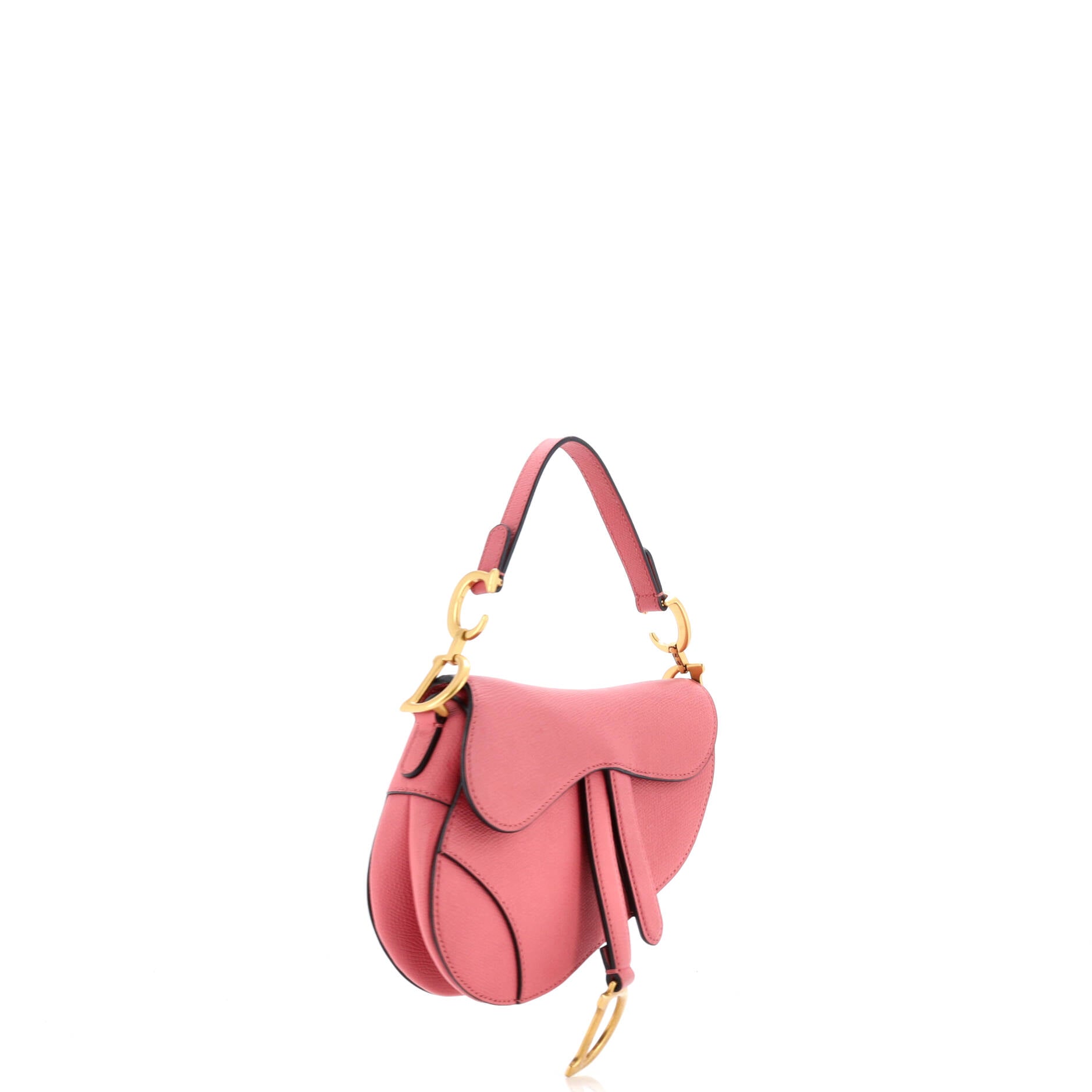 Saddle Handbag Leather Mini