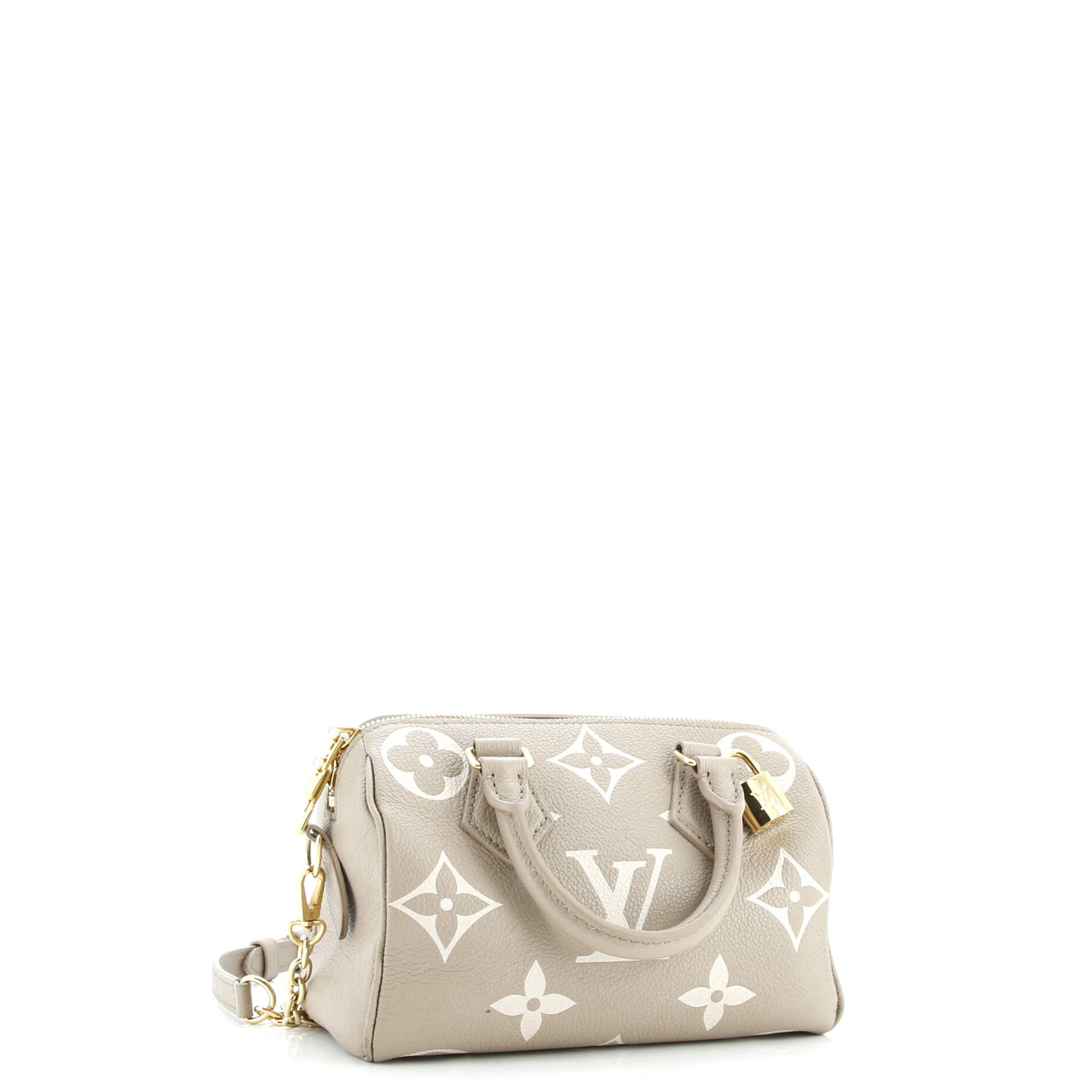 Speedy Bandouliere Bag Bicolor Monogram Empreinte Giant 20