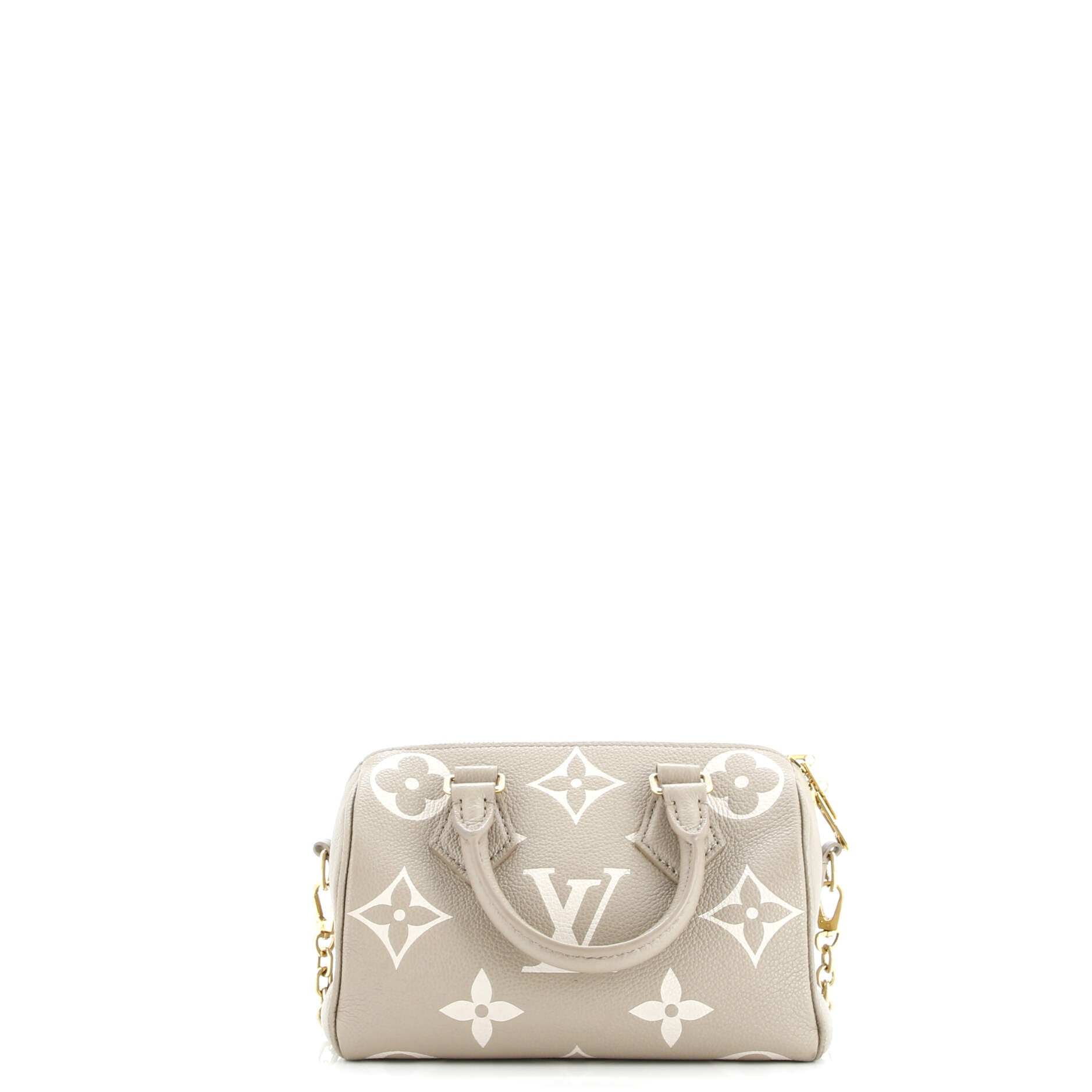 Speedy Bandouliere Bag Bicolor Monogram Empreinte Giant 20