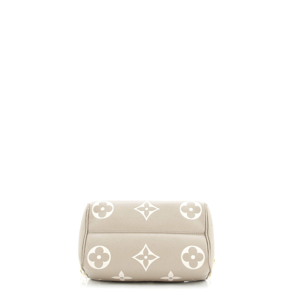 Speedy Bandouliere Bag Bicolor Monogram Empreinte Giant 20