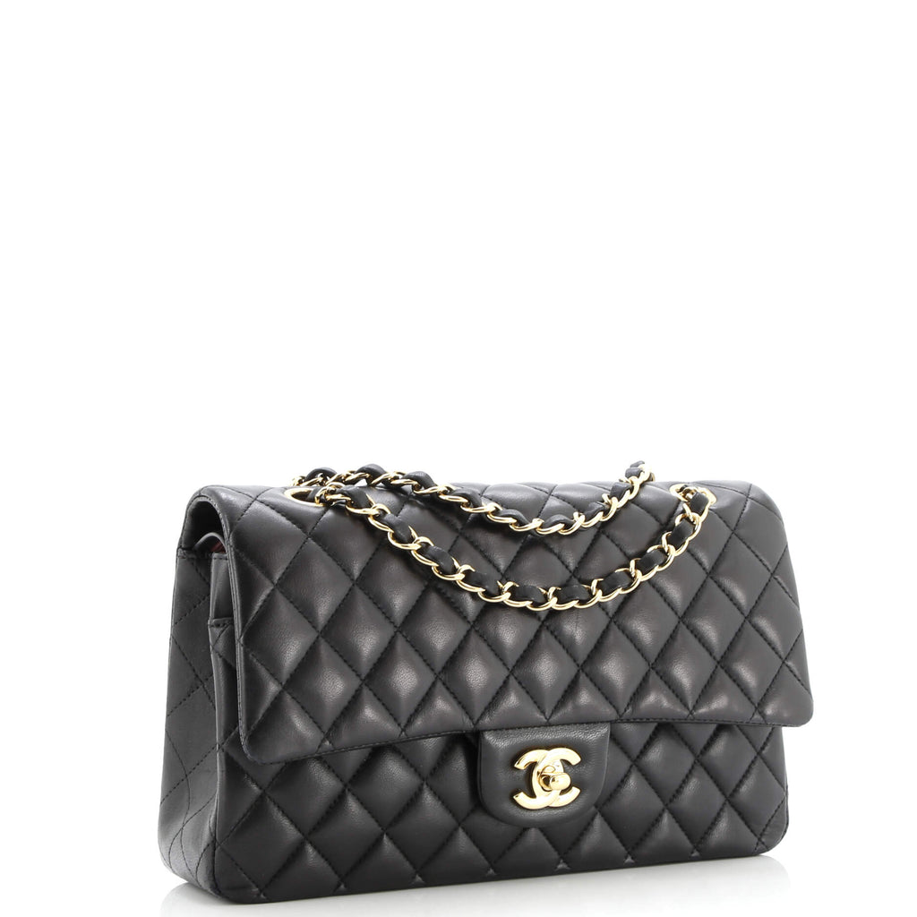 Classic Double Flap Bag Quilted Lambskin Medium