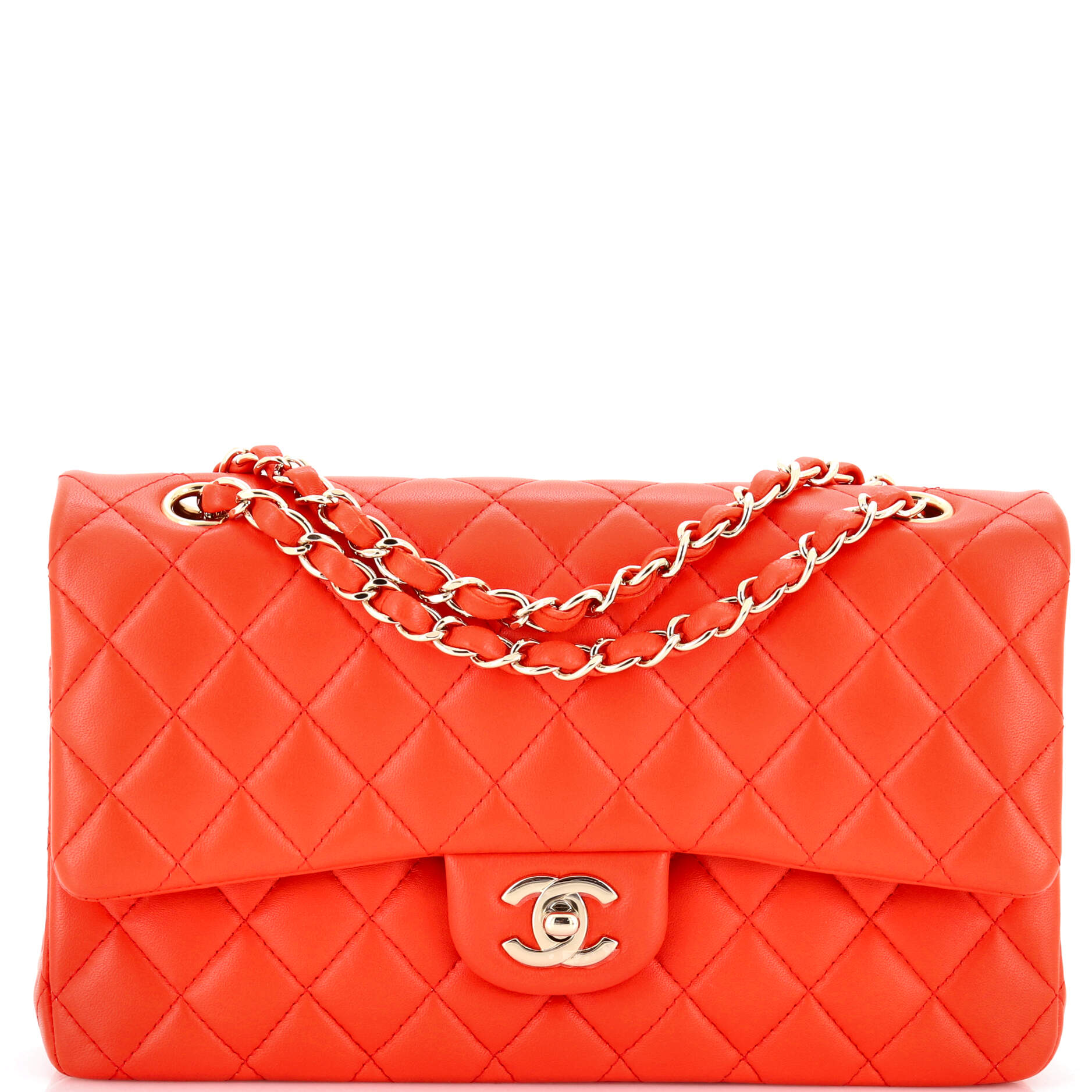 Classic Double Flap Bag Quilted Lambskin Medium