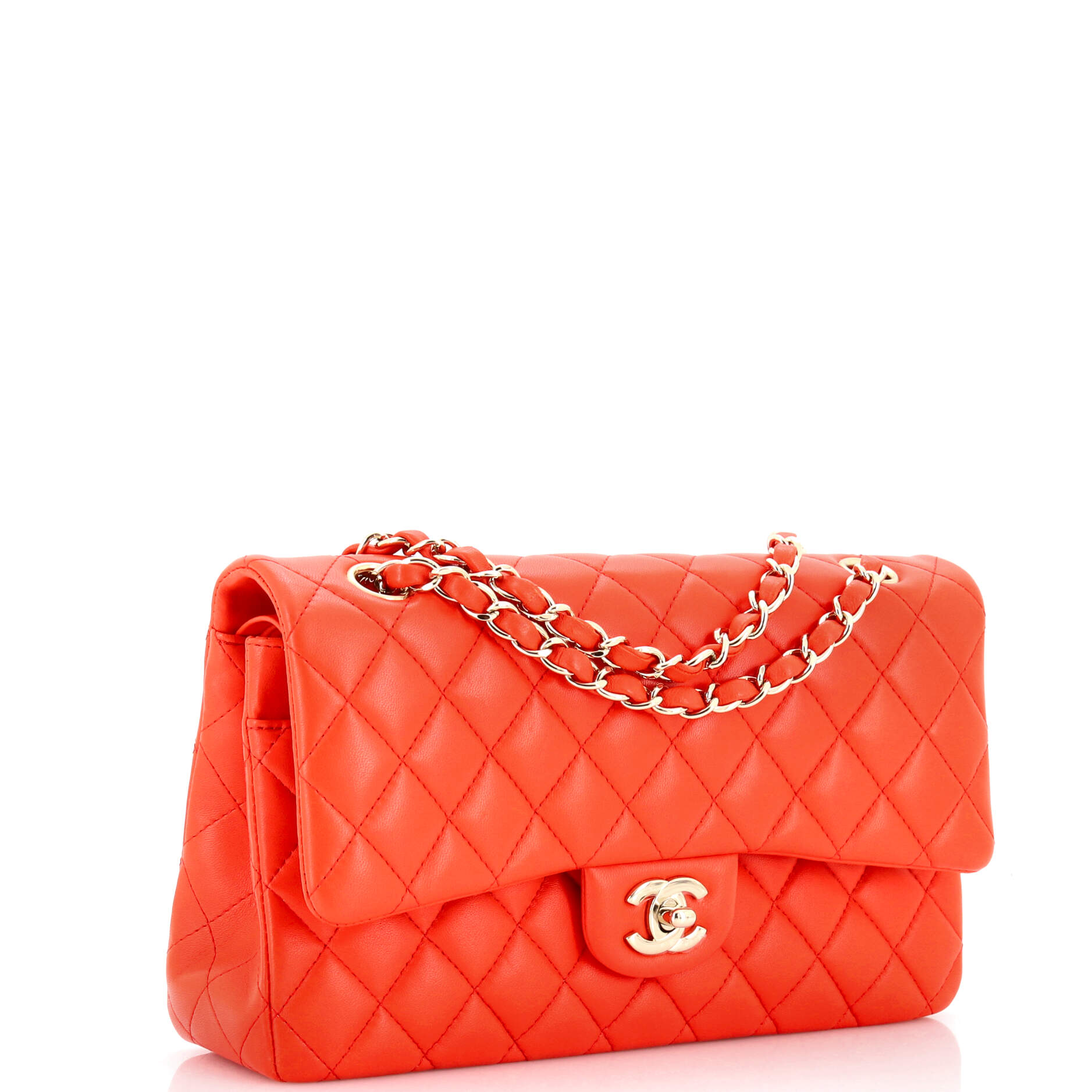Classic Double Flap Bag Quilted Lambskin Medium