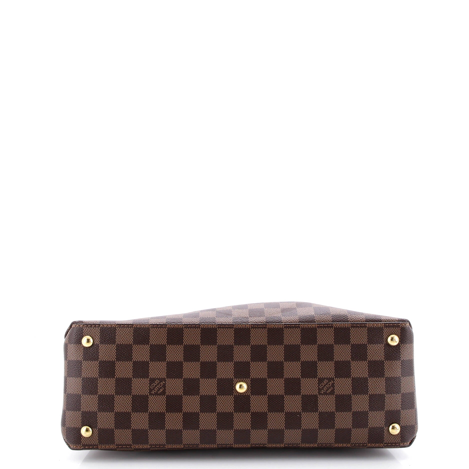 LV Riverside Handbag Damier with Leather
