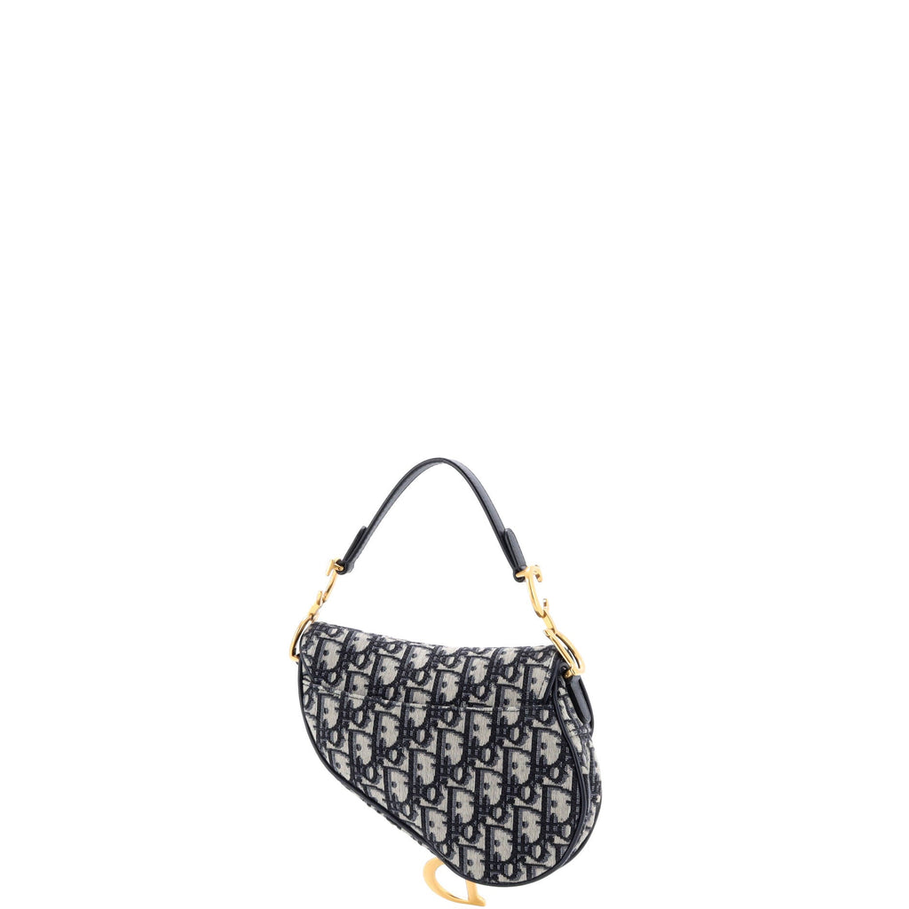 Saddle Handbag Oblique Canvas Mini