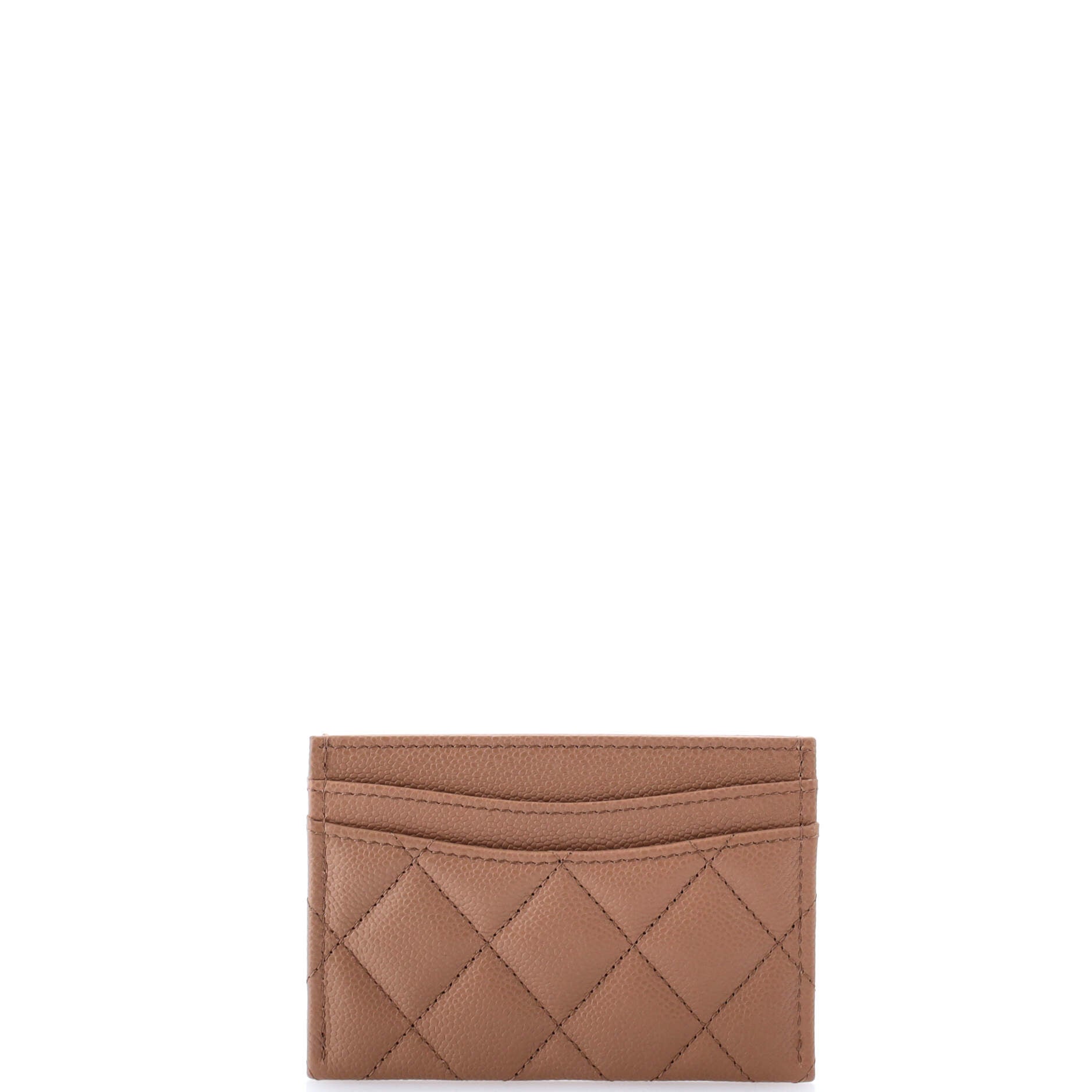 Classic Card Holder Quilted Caviar
