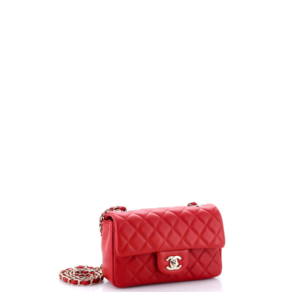 Classic Single Flap Bag Quilted Lambskin Mini