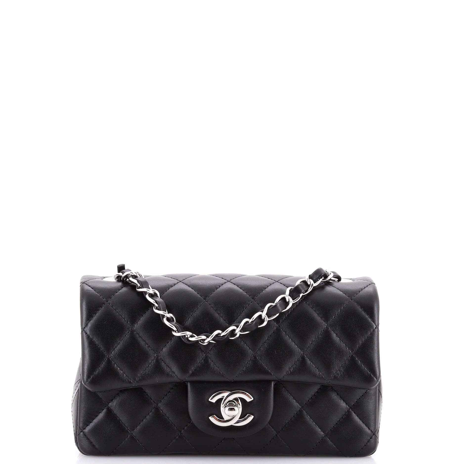 Classic Single Flap Bag Quilted Lambskin Mini
