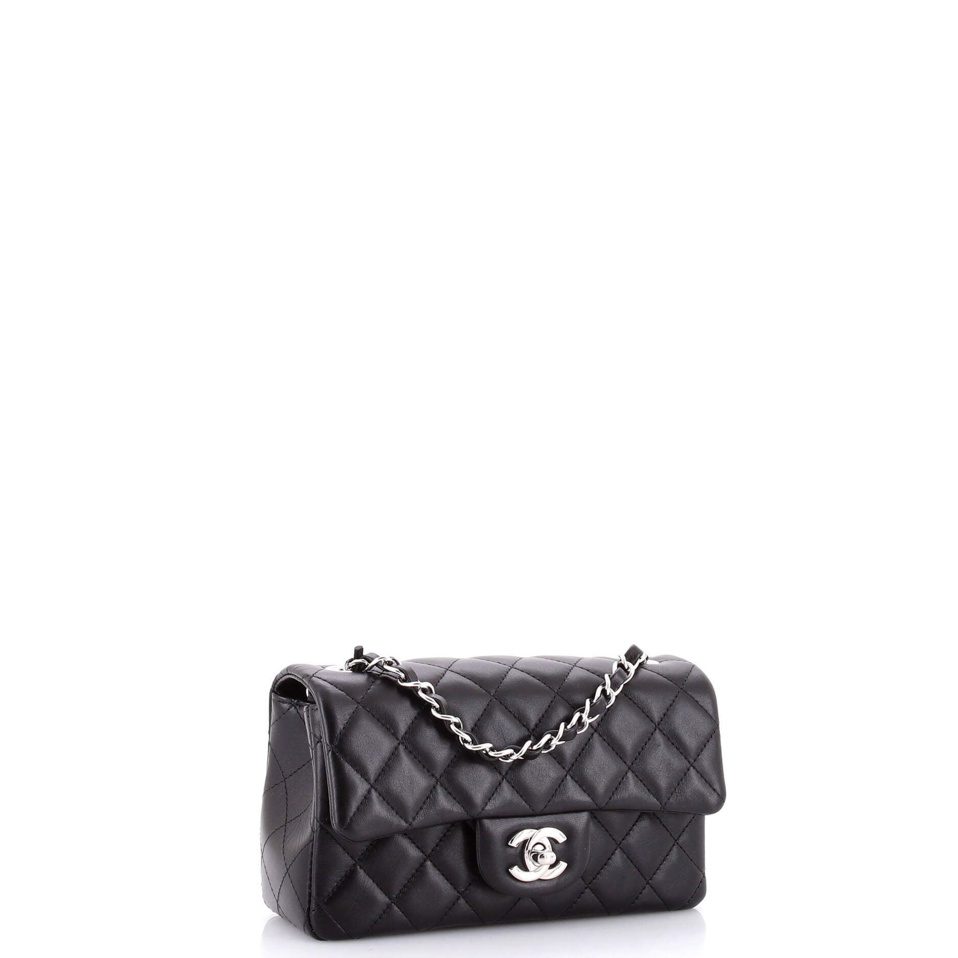 Classic Single Flap Bag Quilted Lambskin Mini