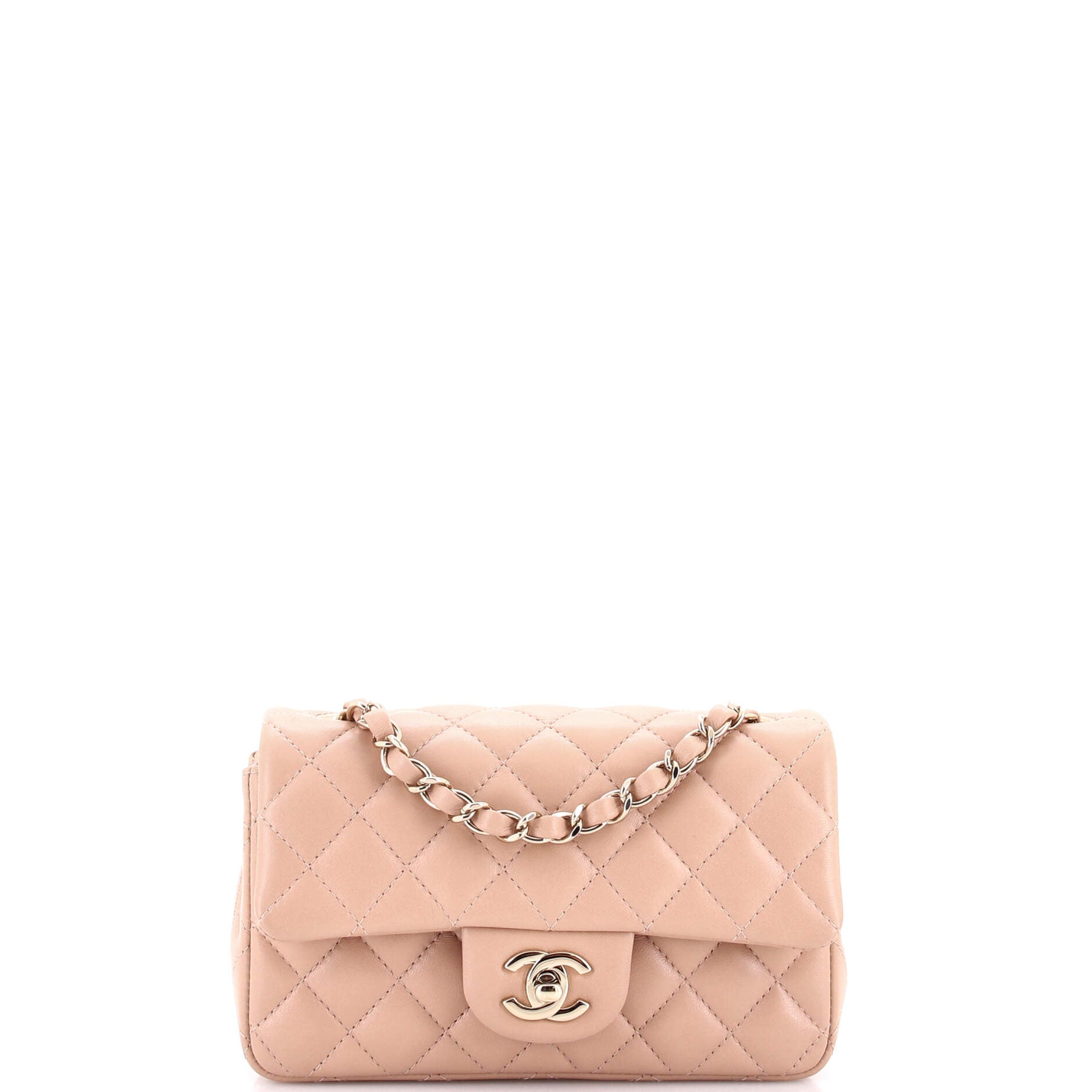 Classic Single Flap Bag Quilted Lambskin Mini