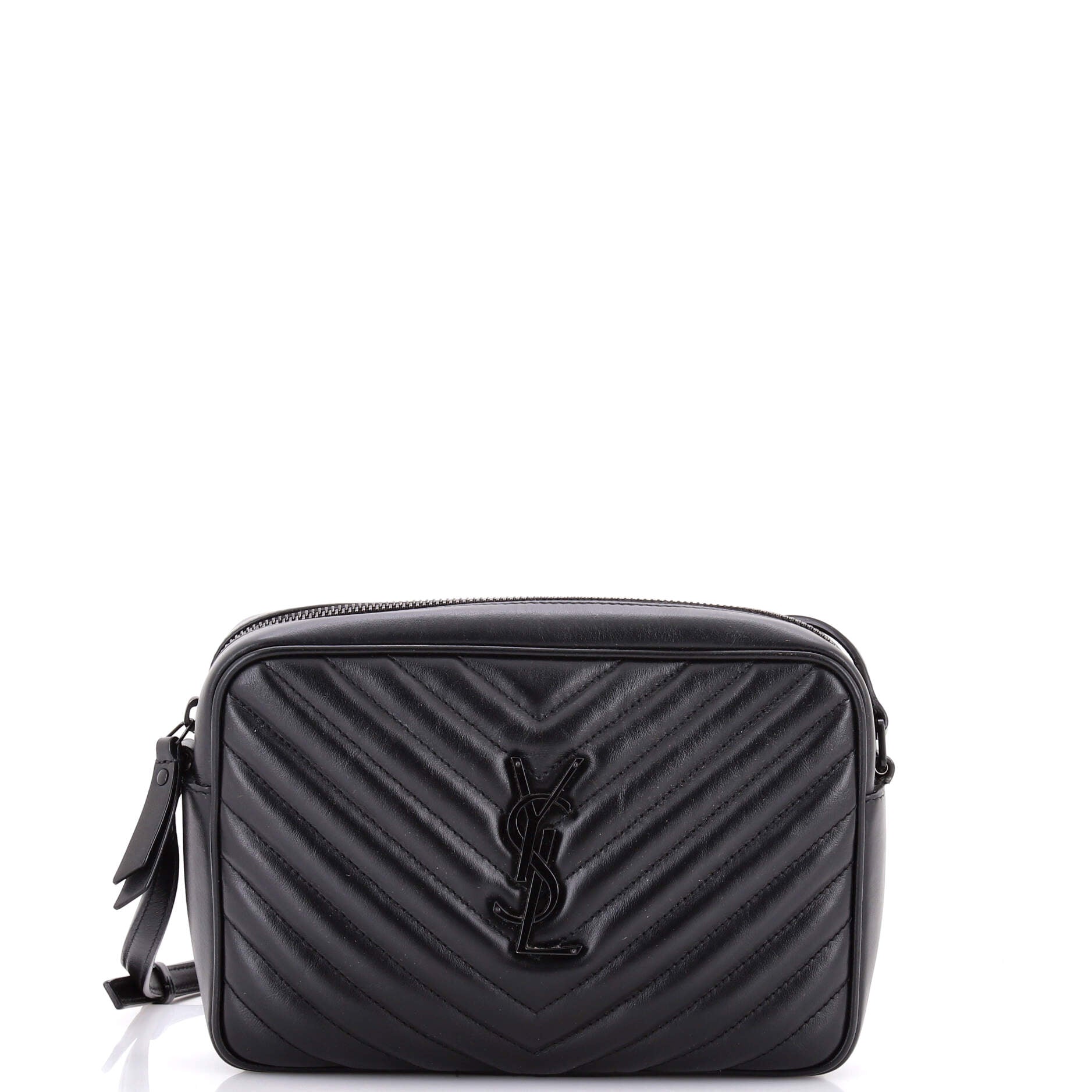 Lou Camera Bag Matelasse Chevron Leather Small