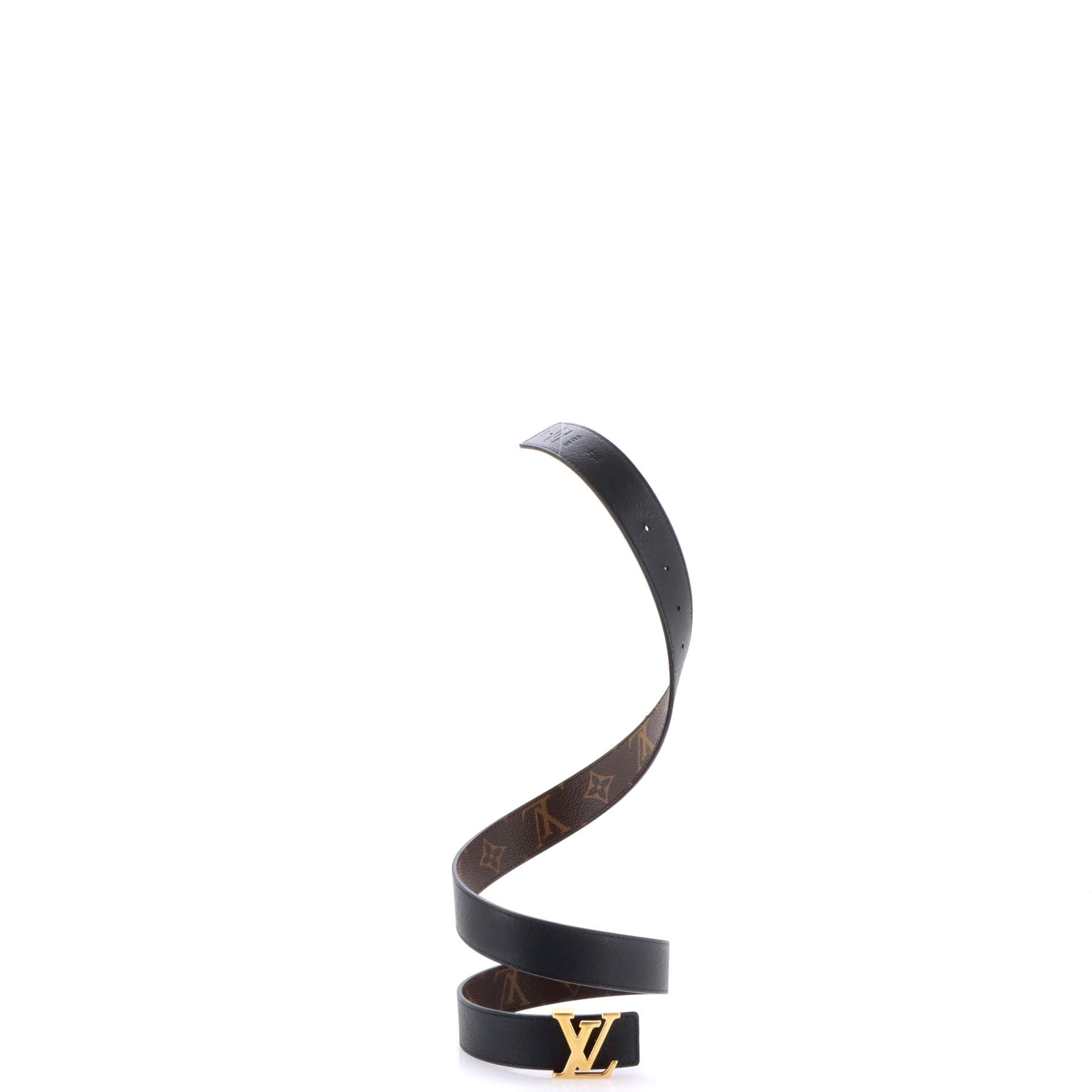 LV Initiales Reversible Belt Monogram Canvas and Leather Medium