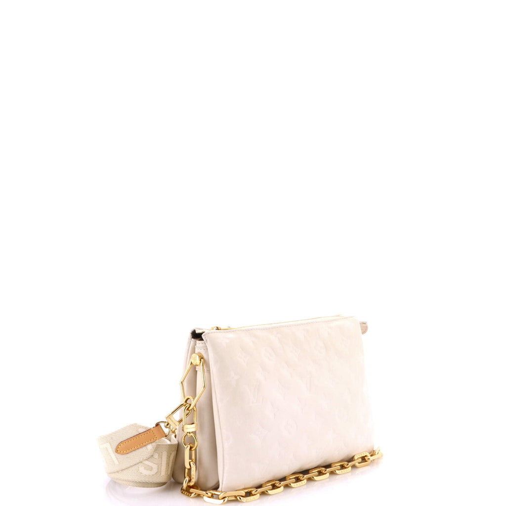 Coussin Bag Monogram Embossed Lambskin PM