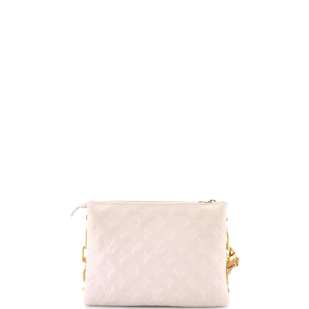 Coussin Bag Monogram Embossed Lambskin PM