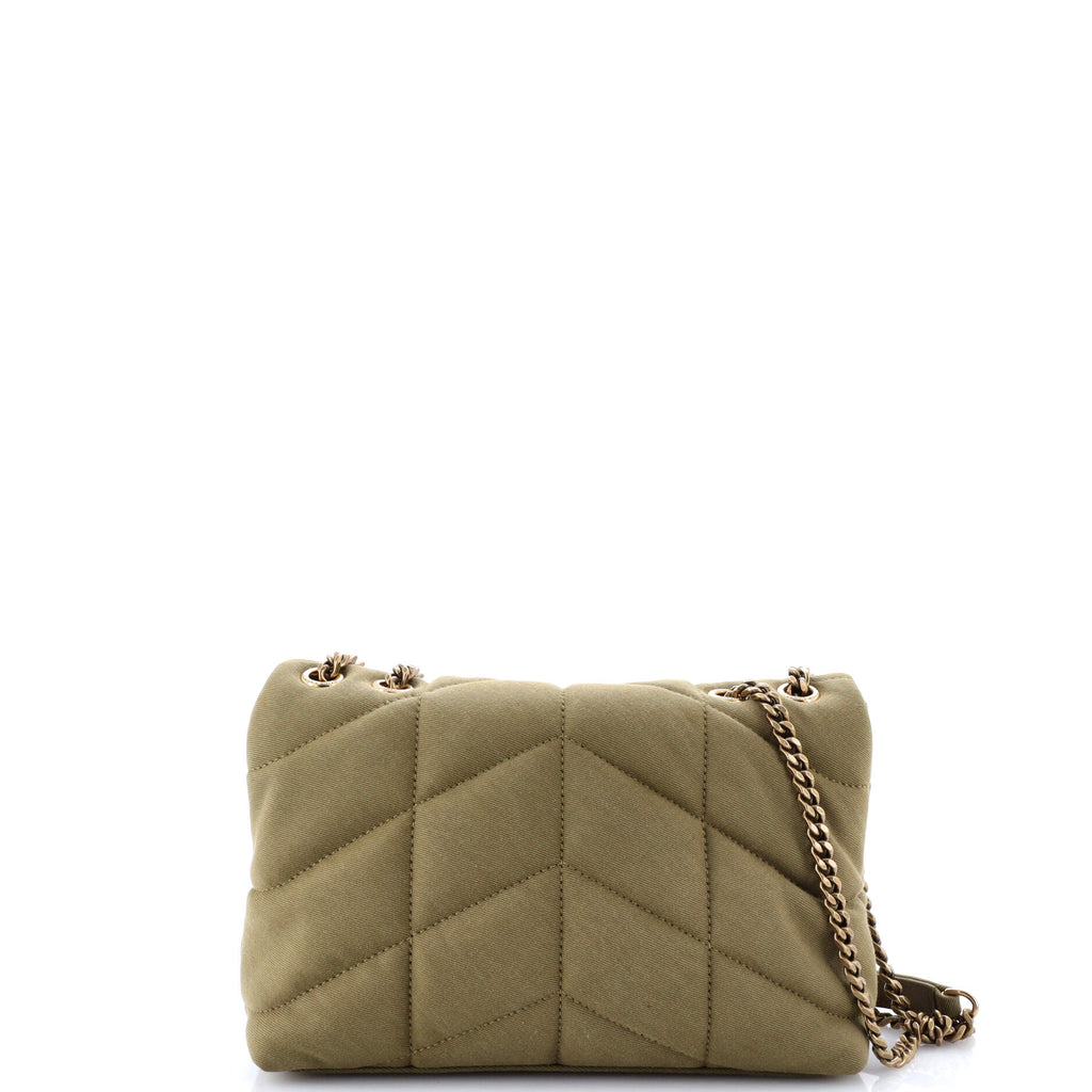 Loulou Puffer Shoulder Bag Quilted Canvas Mini