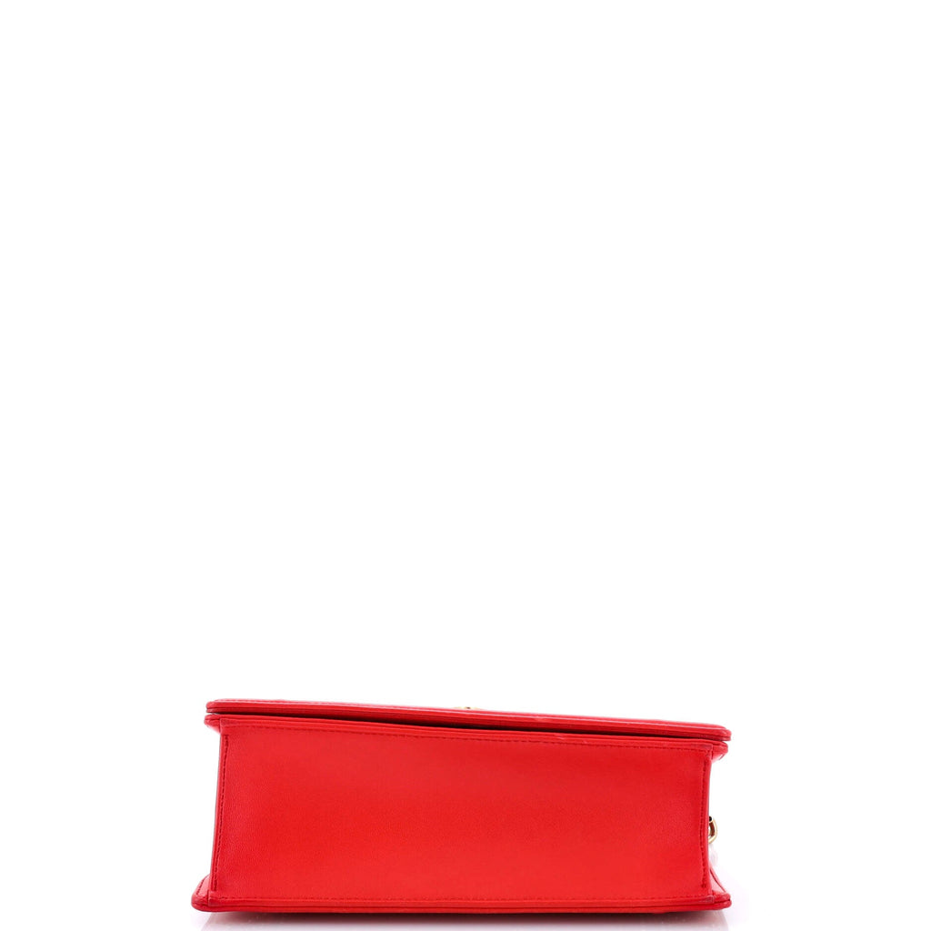 Diorama Flap Bag Studded Leather Small