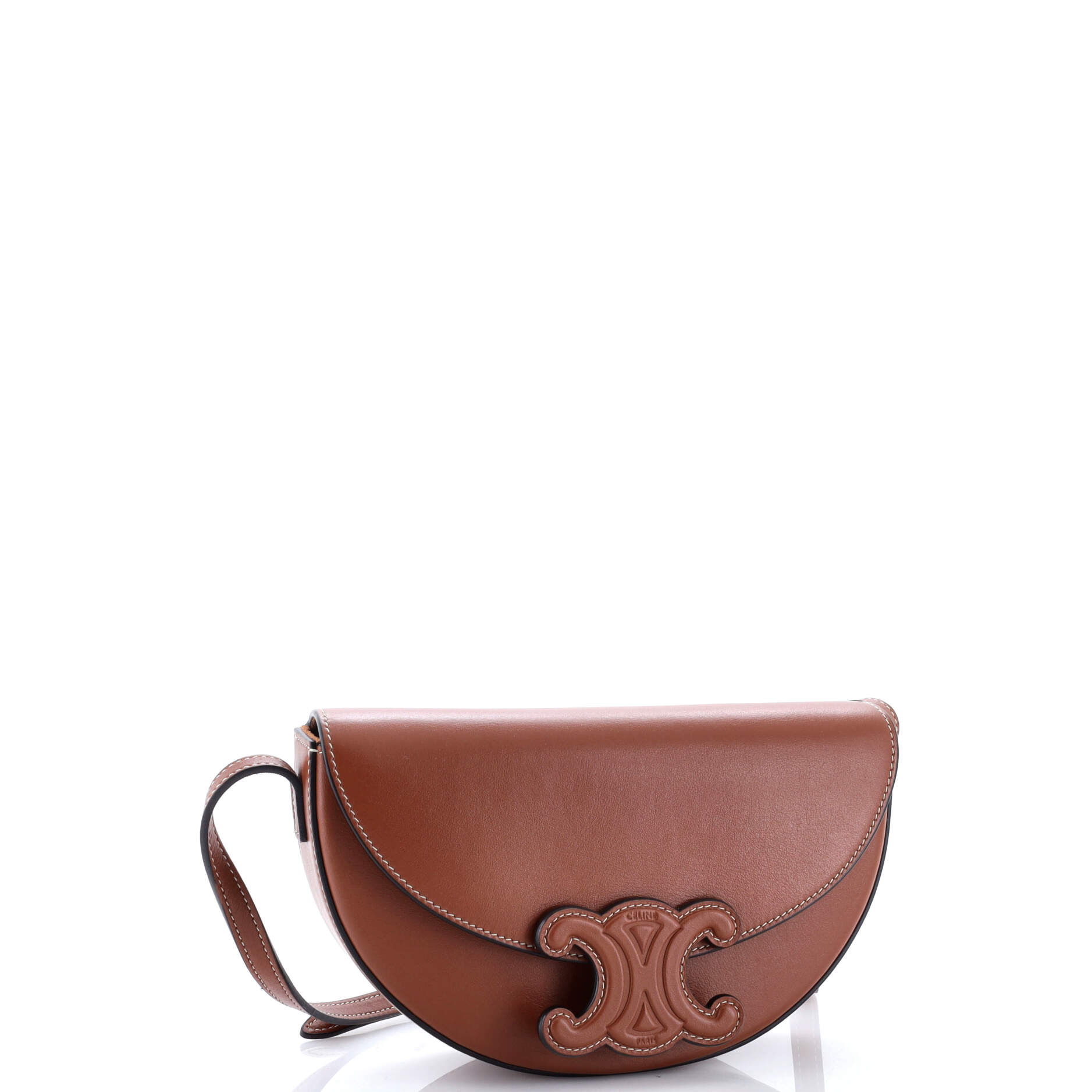Cuir Triomphe Besace Flap Bag Leather