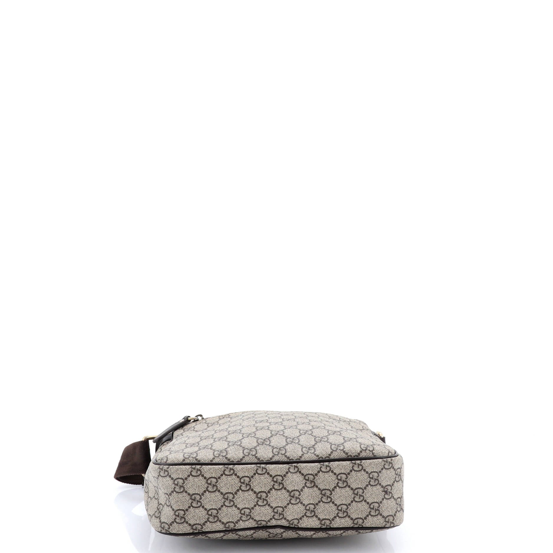 Front Zip Messenger GG Coated Canvas Medium