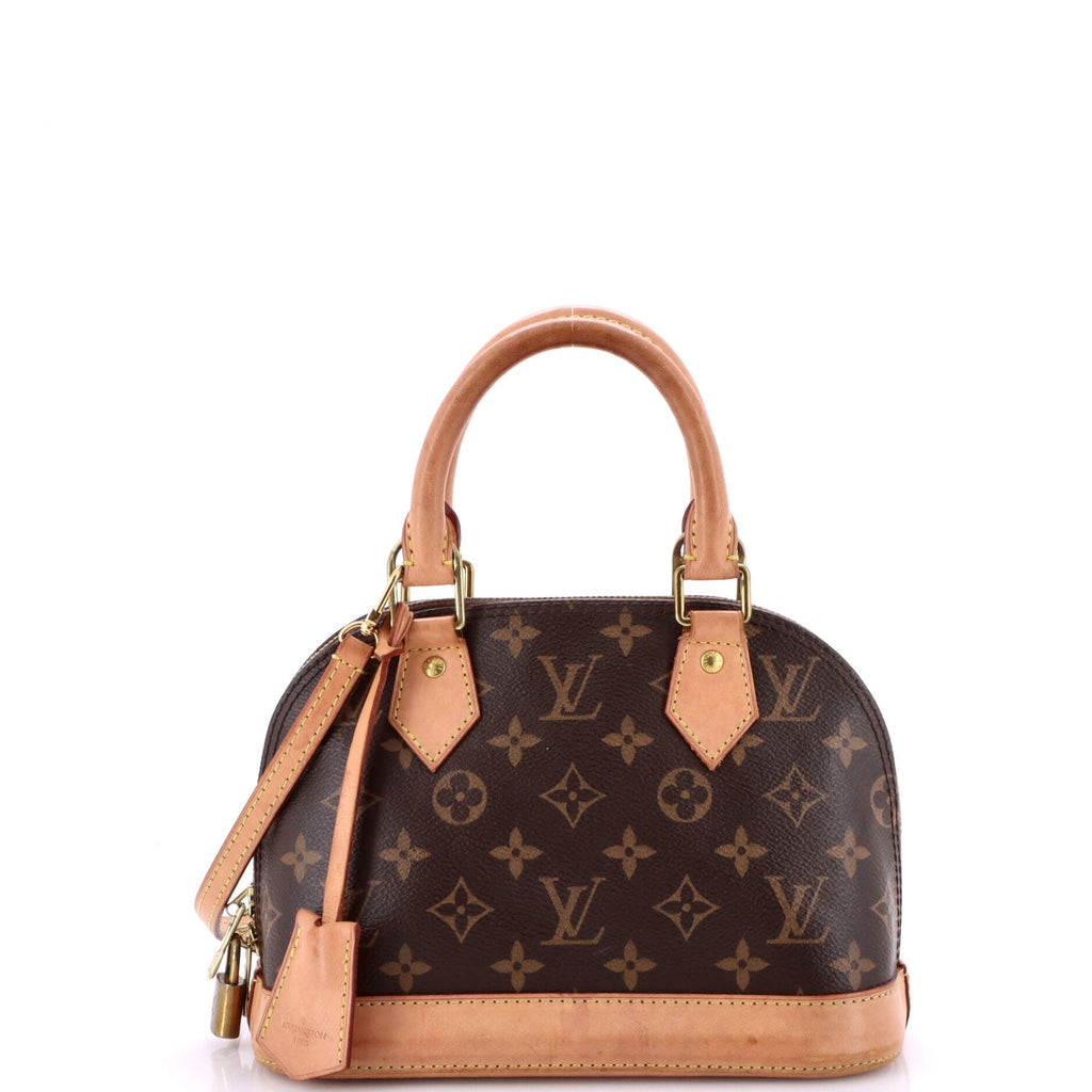Alma Handbag Monogram Canvas BB