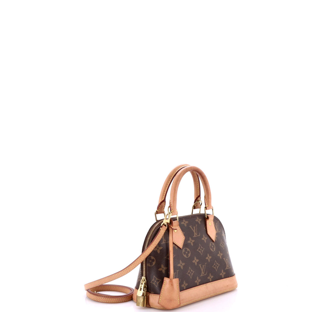 Alma Handbag Monogram Canvas BB