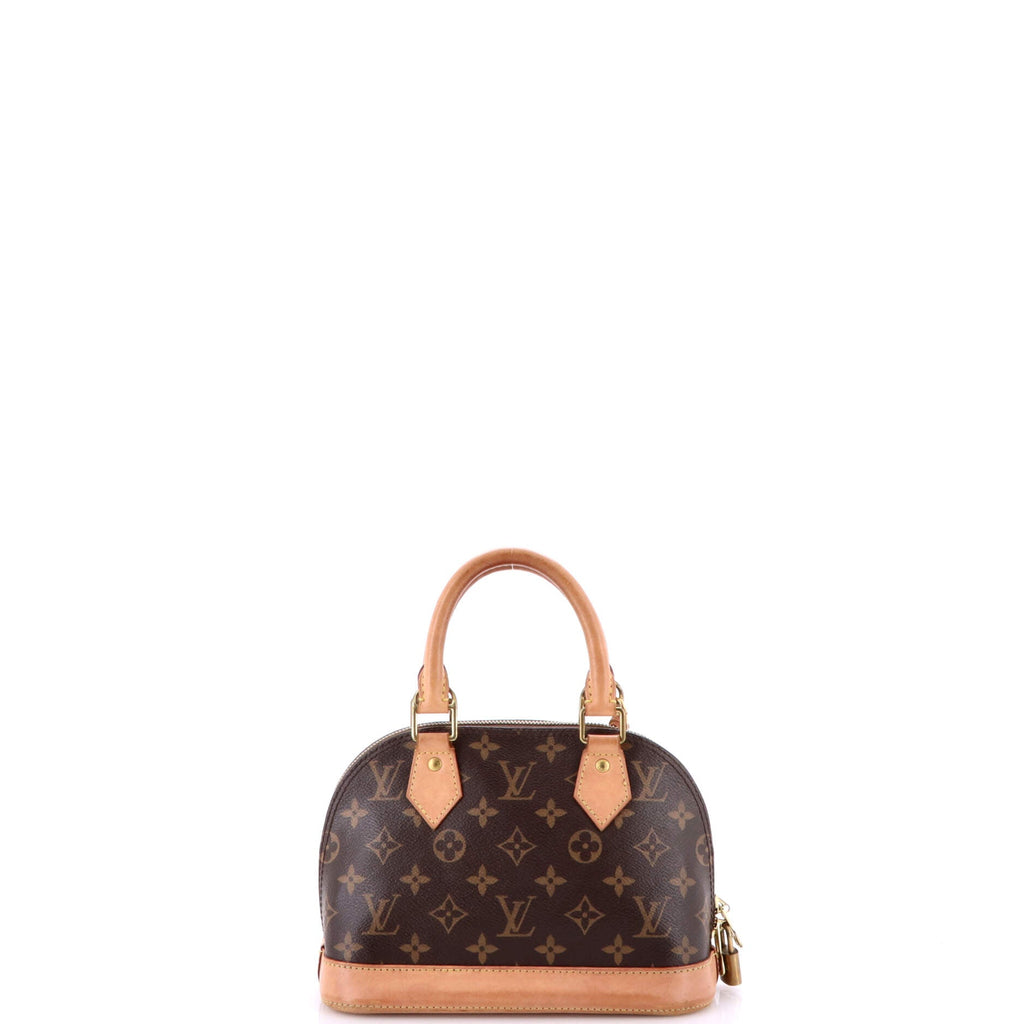 Alma Handbag Monogram Canvas BB