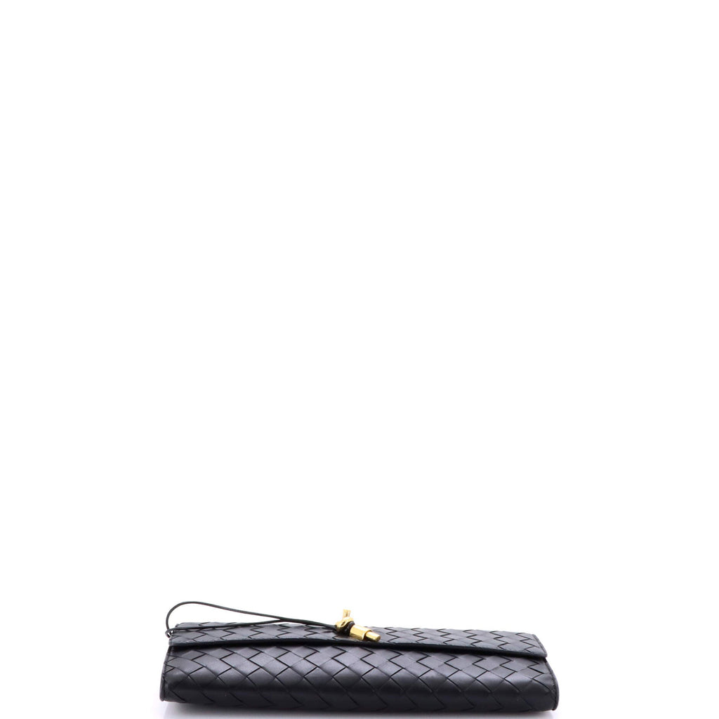 Andiamo Top Handle Clutch Intrecciato Nappa Long