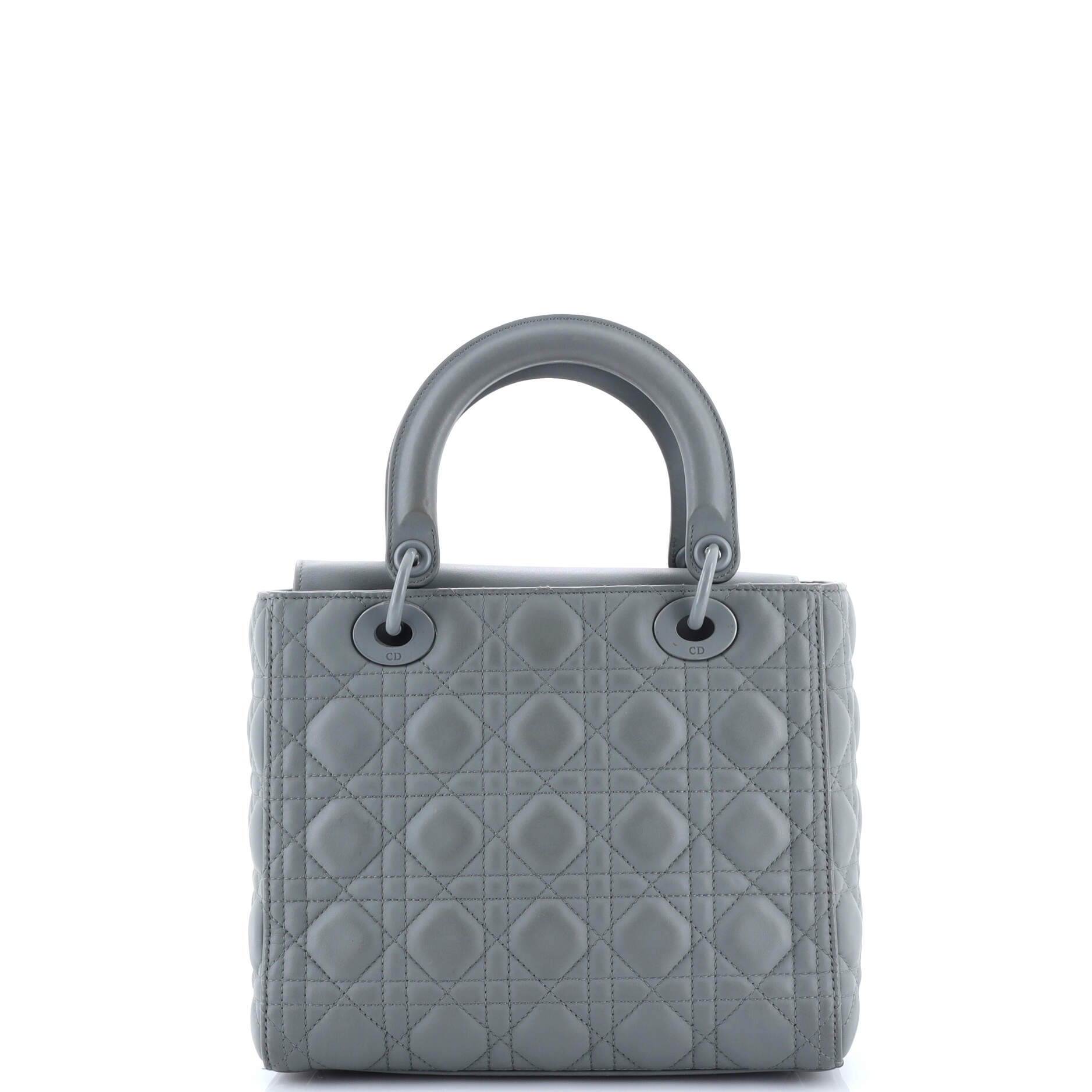 Ultra Matte Lady Dior Bag Cannage Quilt Calfskin Medium