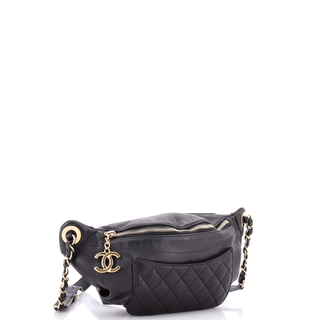 Bi Classic Waist Bag Quilted Lambskin