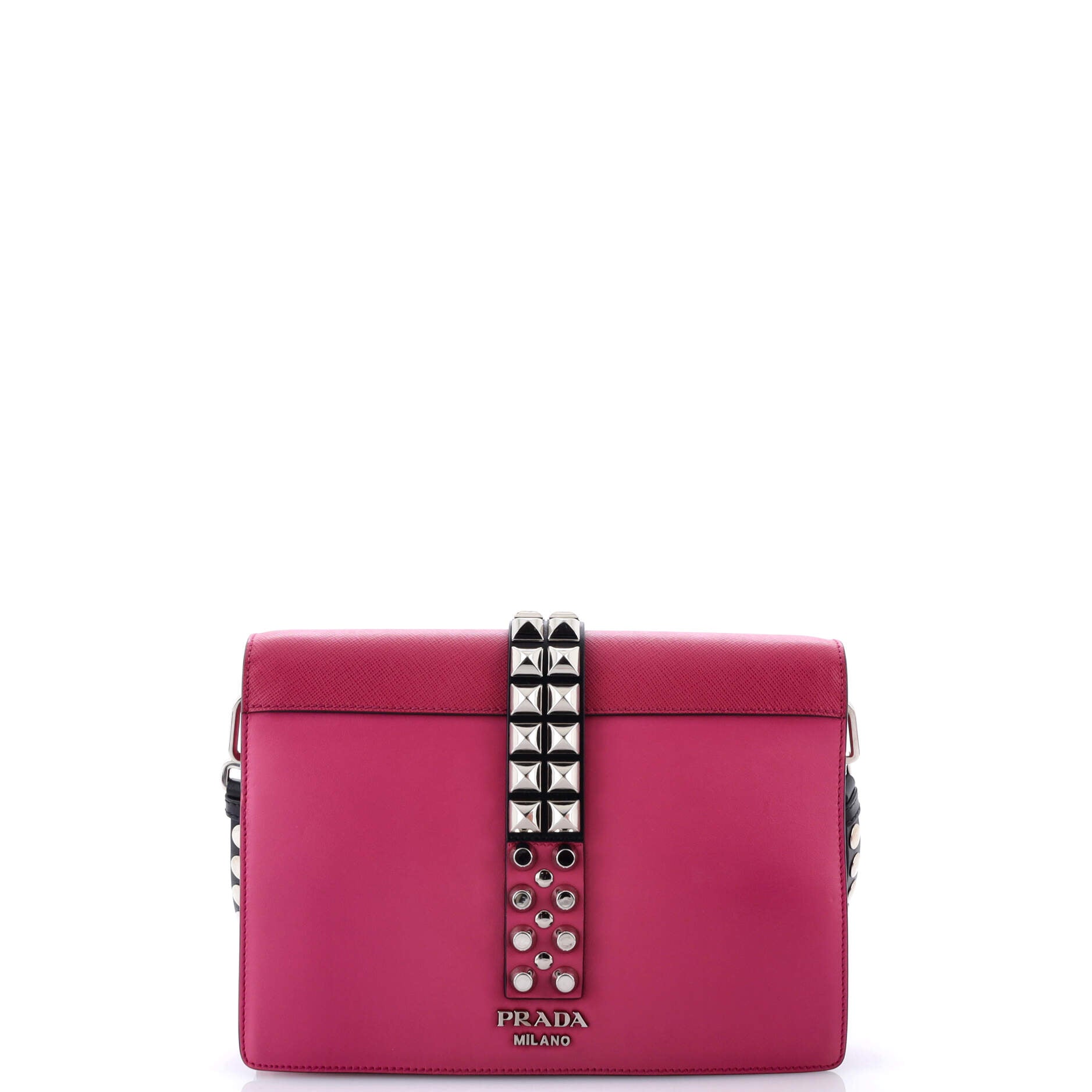 Elektra Shoulder Bag Studded Leather Small