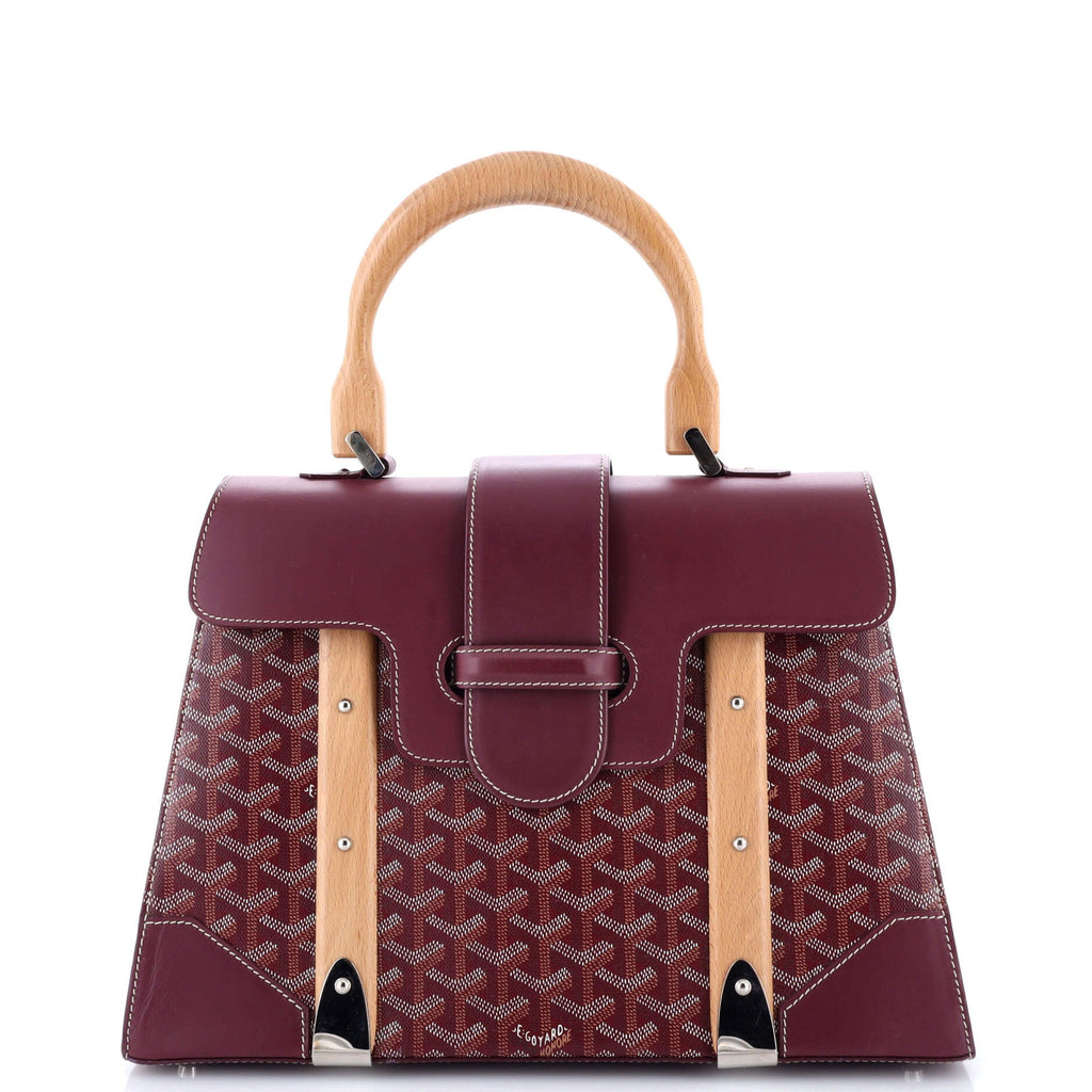 Saigon Top Handle Bag Coated Canvas with Leather MM