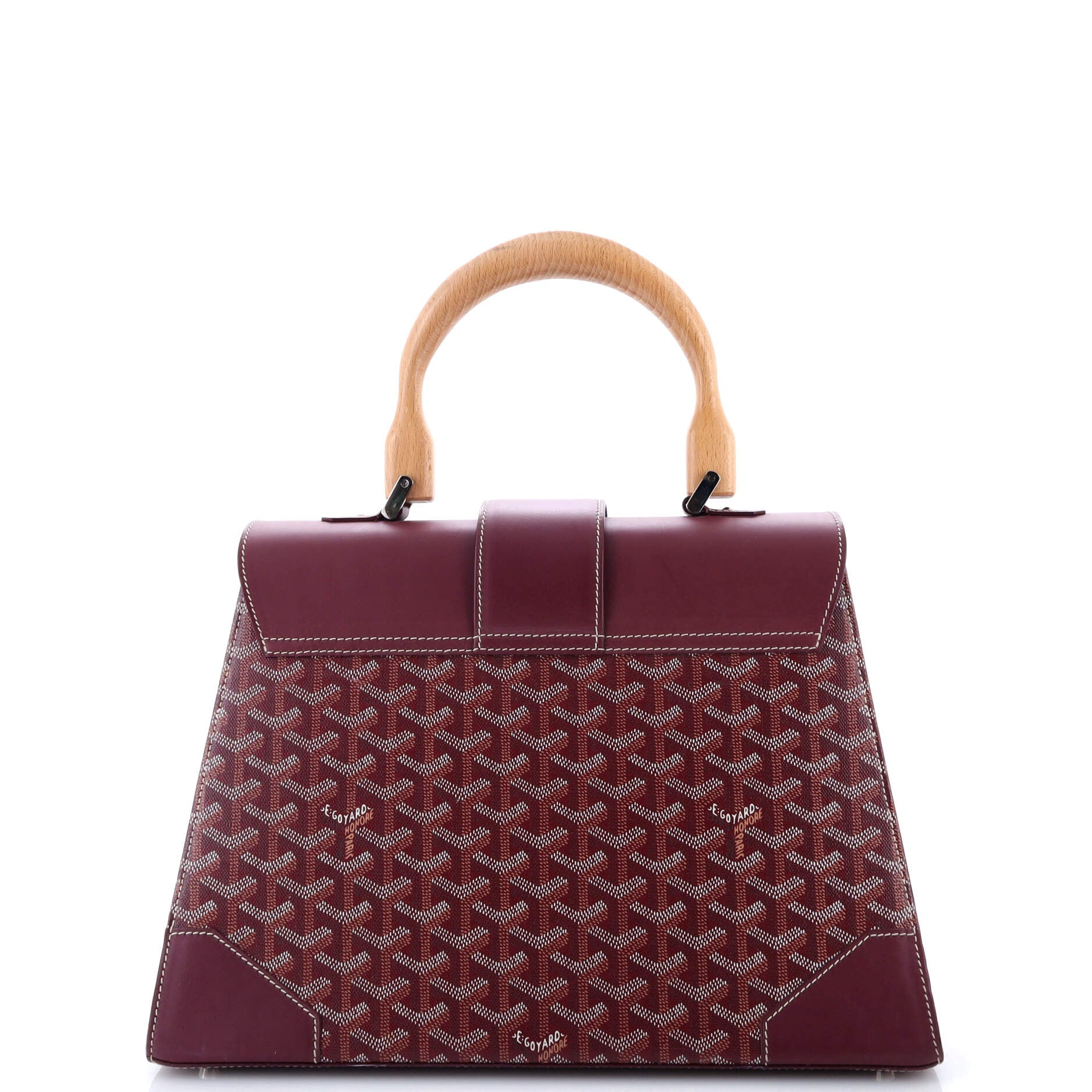 Saigon Top Handle Bag Coated Canvas with Leather MM