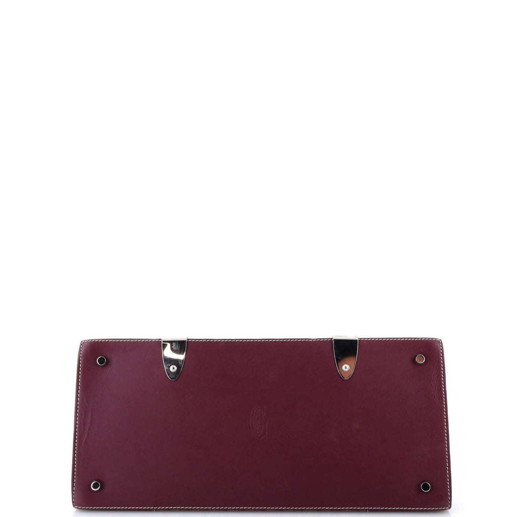 Saigon Top Handle Bag Coated Canvas with Leather MM