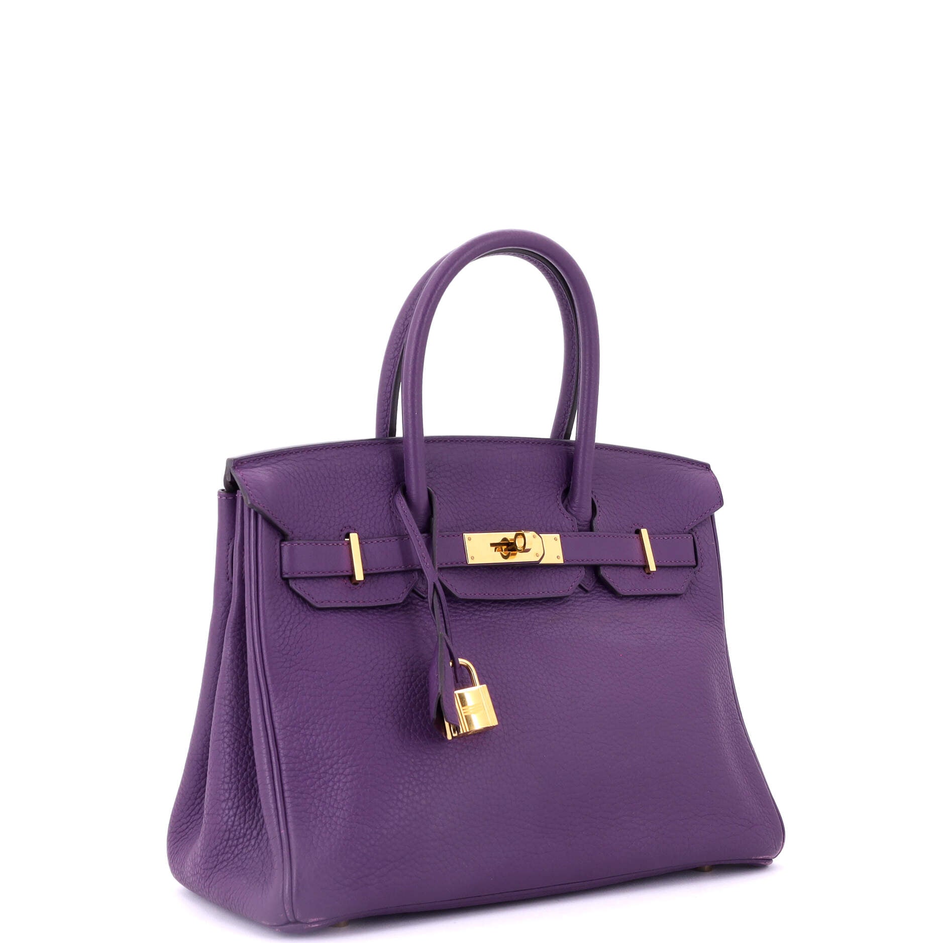 Birkin Handbag Ultraviolet Togo with Gold Hardware 30