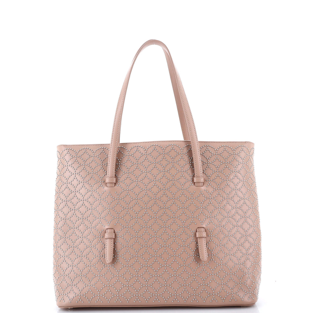 Open Tote Arabesque Studded Leather Medium