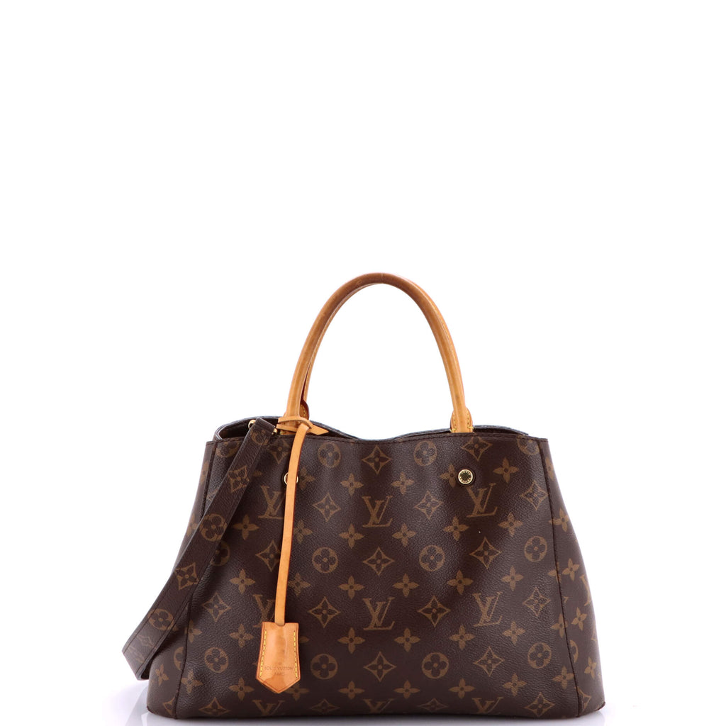Montaigne Handbag Monogram Canvas MM