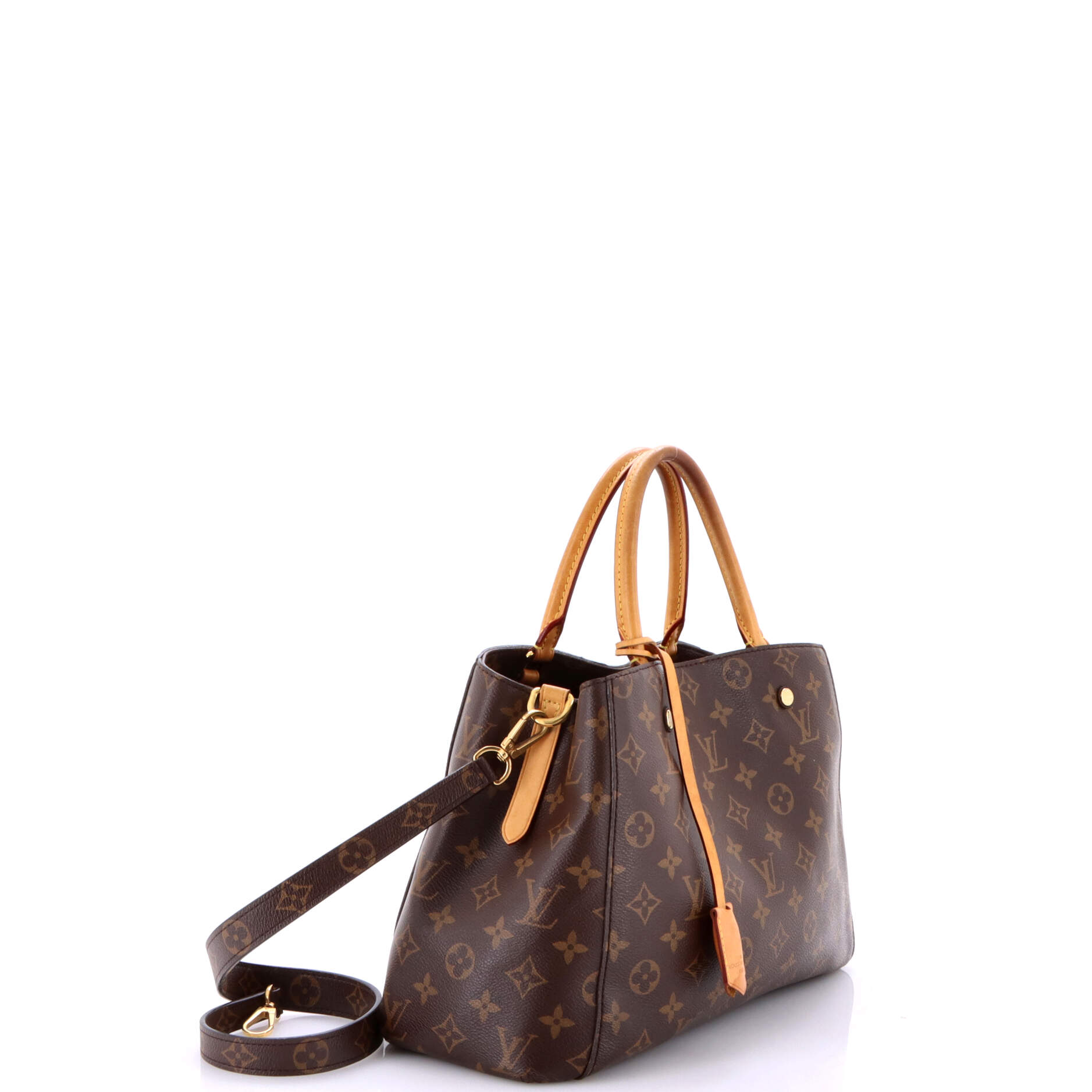 Montaigne Handbag Monogram Canvas MM