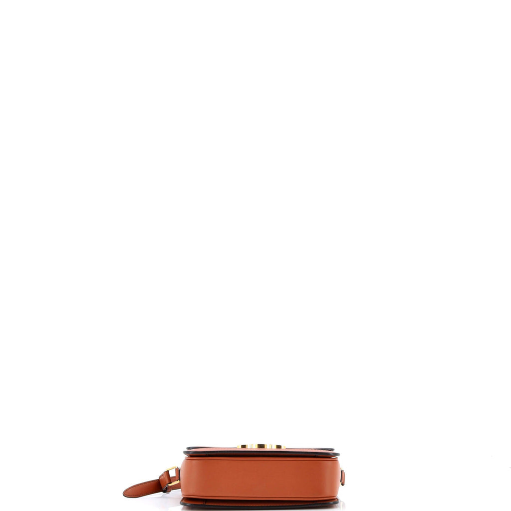 Triomphe Shoulder Bag Canvas with Leather Teen