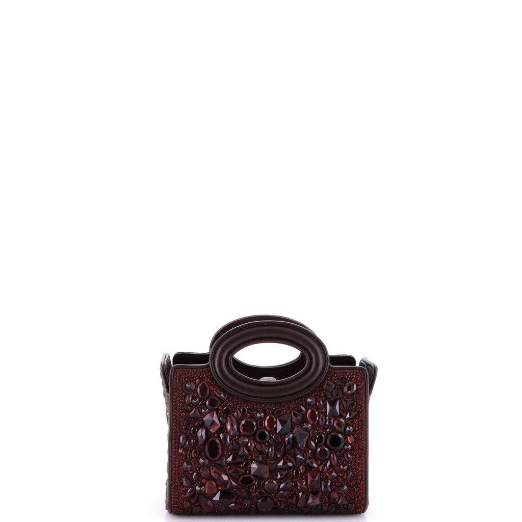 Le Troisieme Tote Crystal Embellished Leather Mini