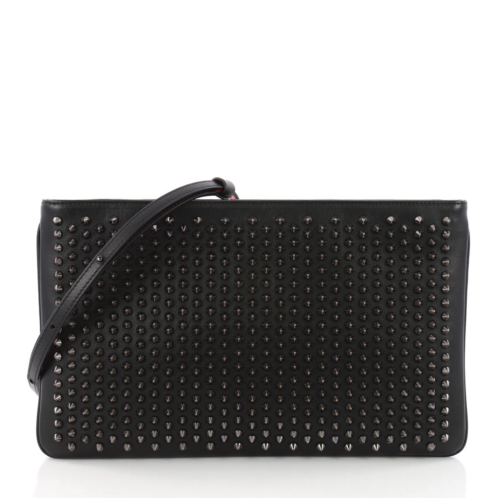 Loubiposh Clutch Spiked Leather
