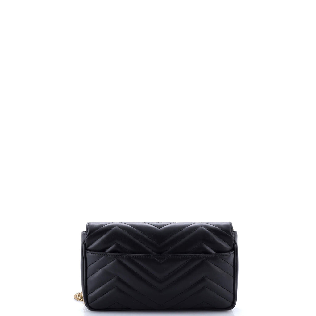 GG Marmont Wallet on Chain Matelasse Leather Mini